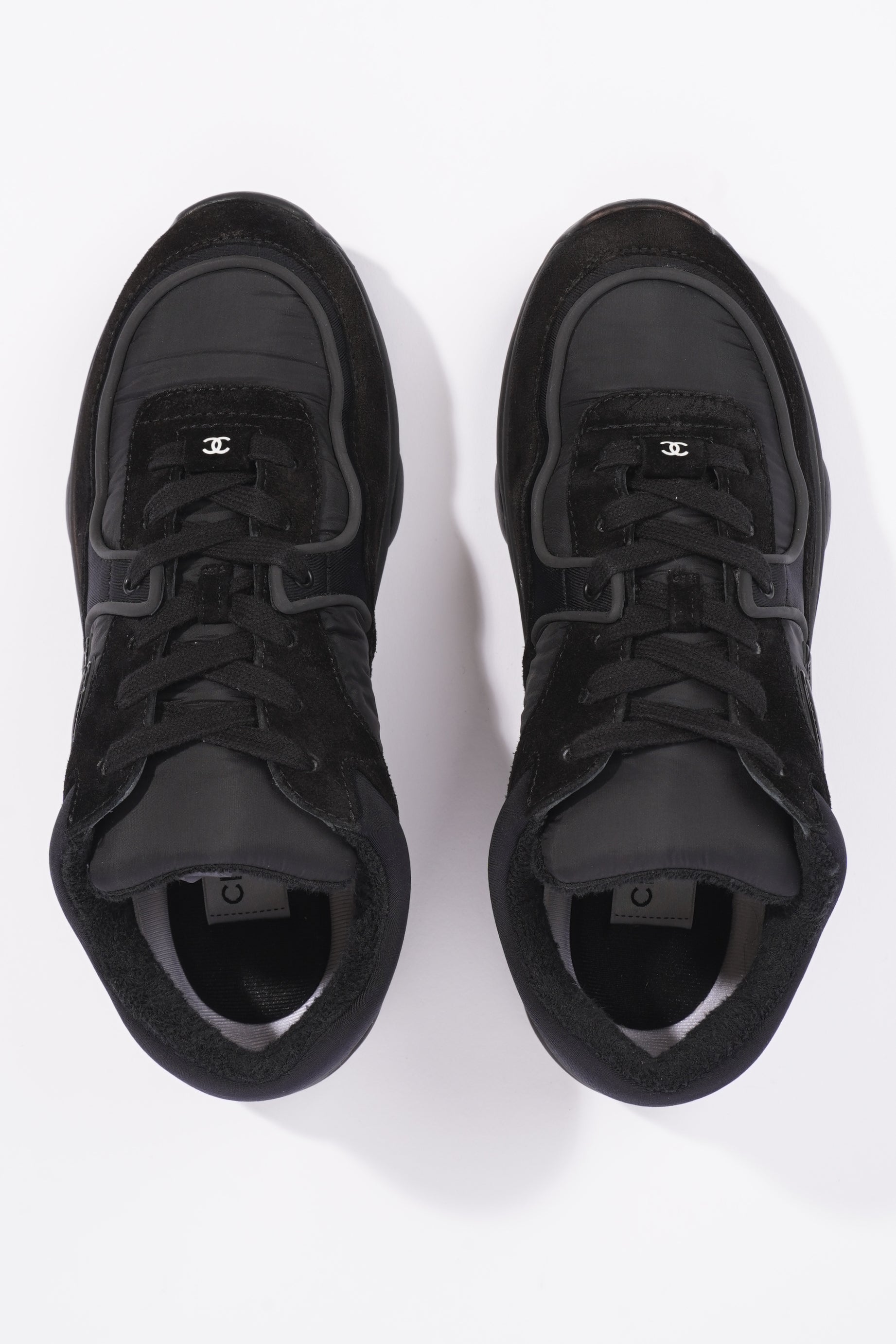 Chanel Womens Runners Black EU 38.5 / UK  5.5