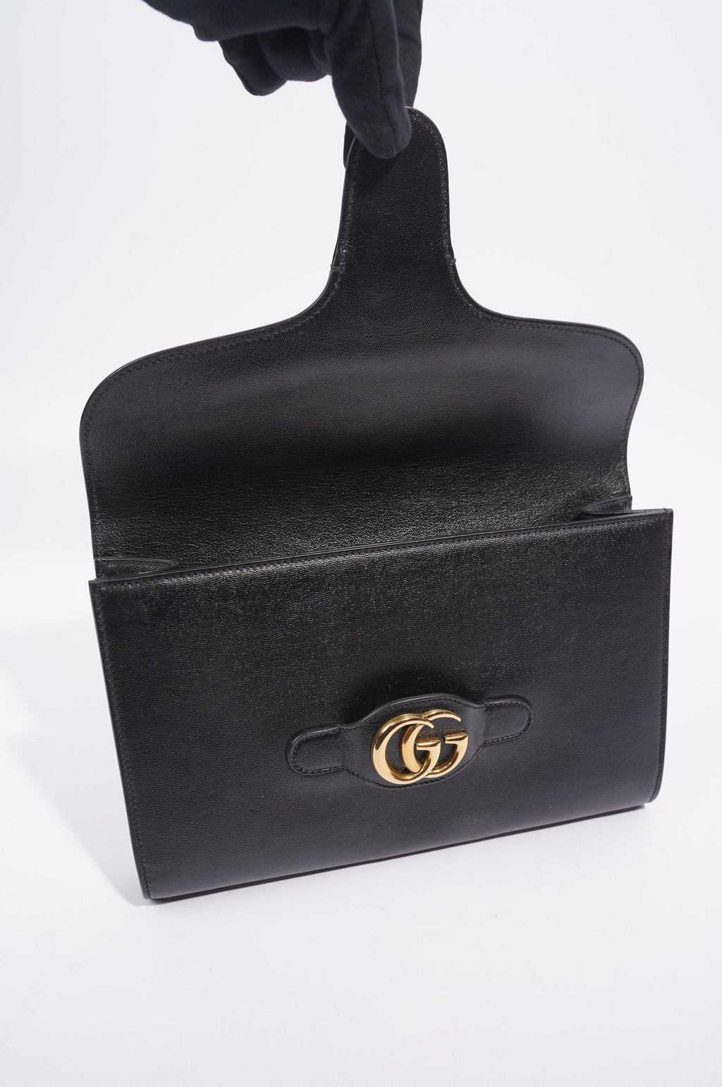 Gucci Womens Marmont Clutch Bag Black / Gold
