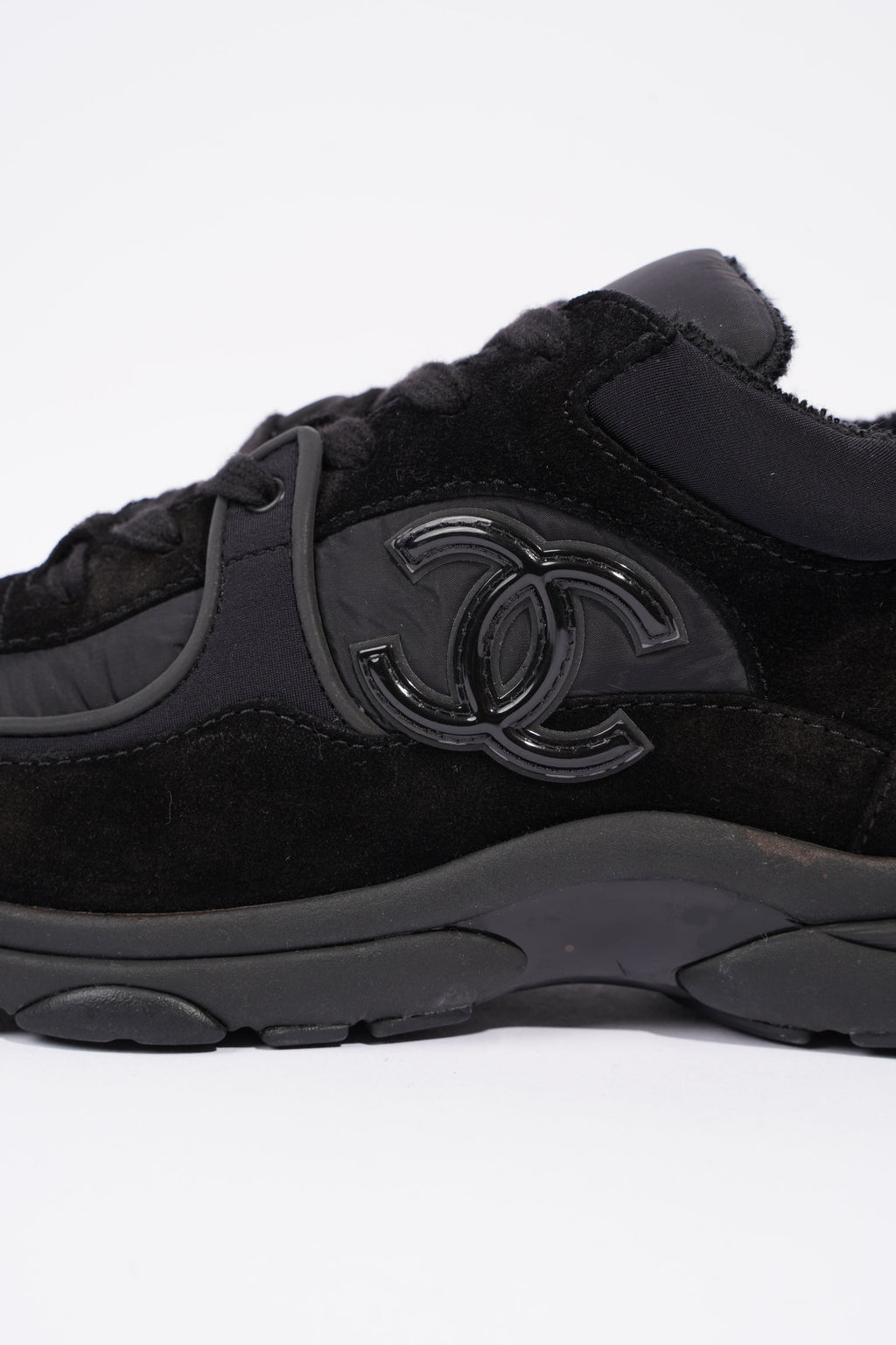 Chanel Womens Runners Black EU 38.5 / UK  5.5