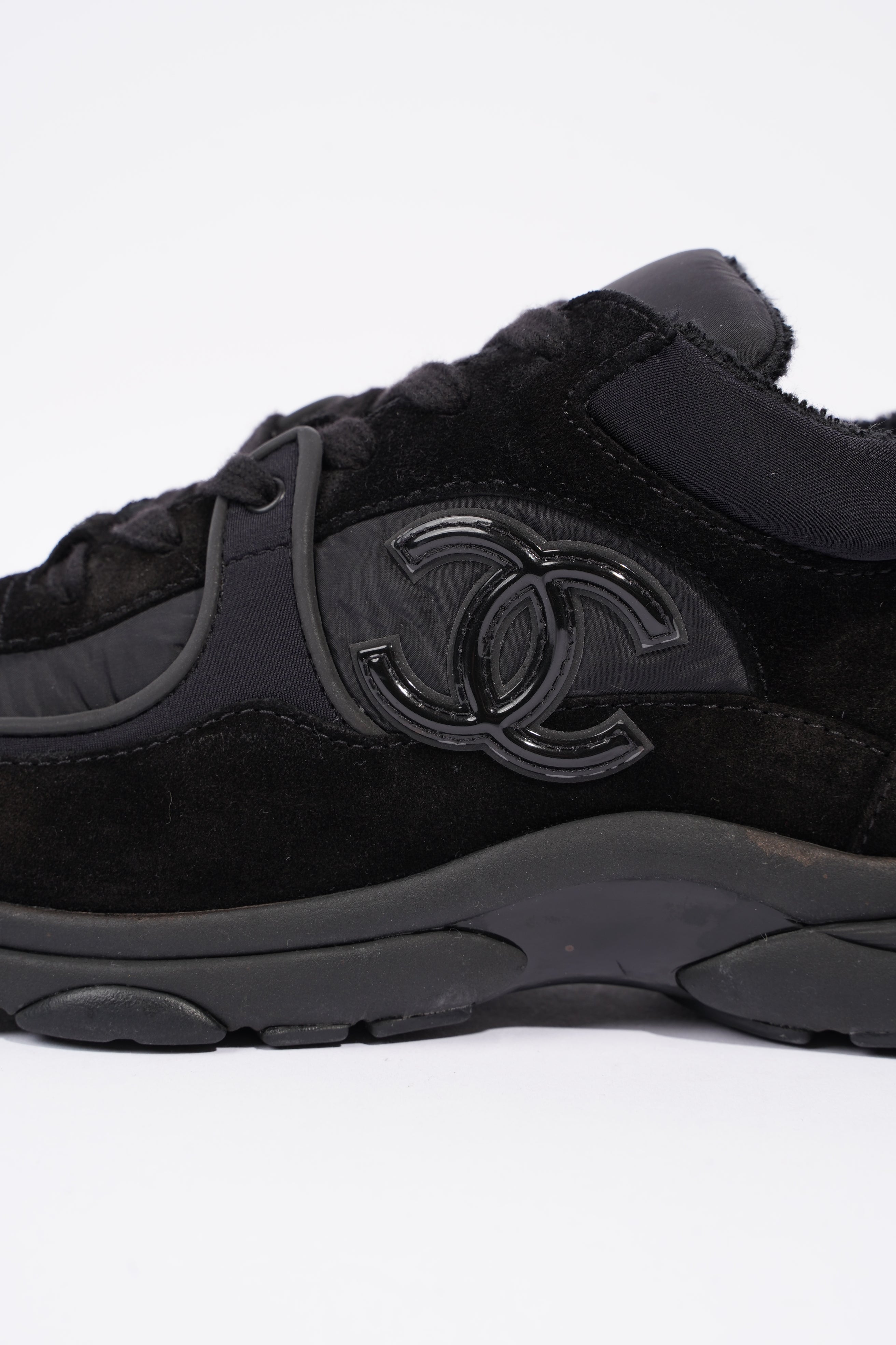 Chanel Womens Runners Black EU 38.5 / UK  5.5