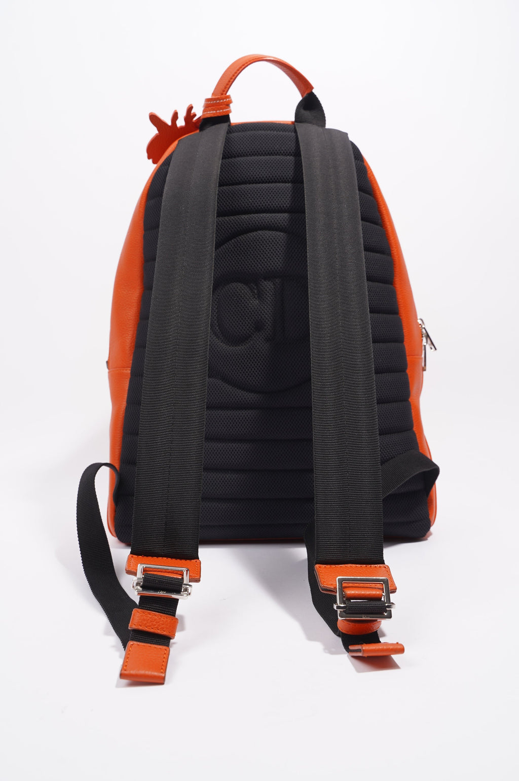 Christian Dior Atelier Backpack Orange Leather