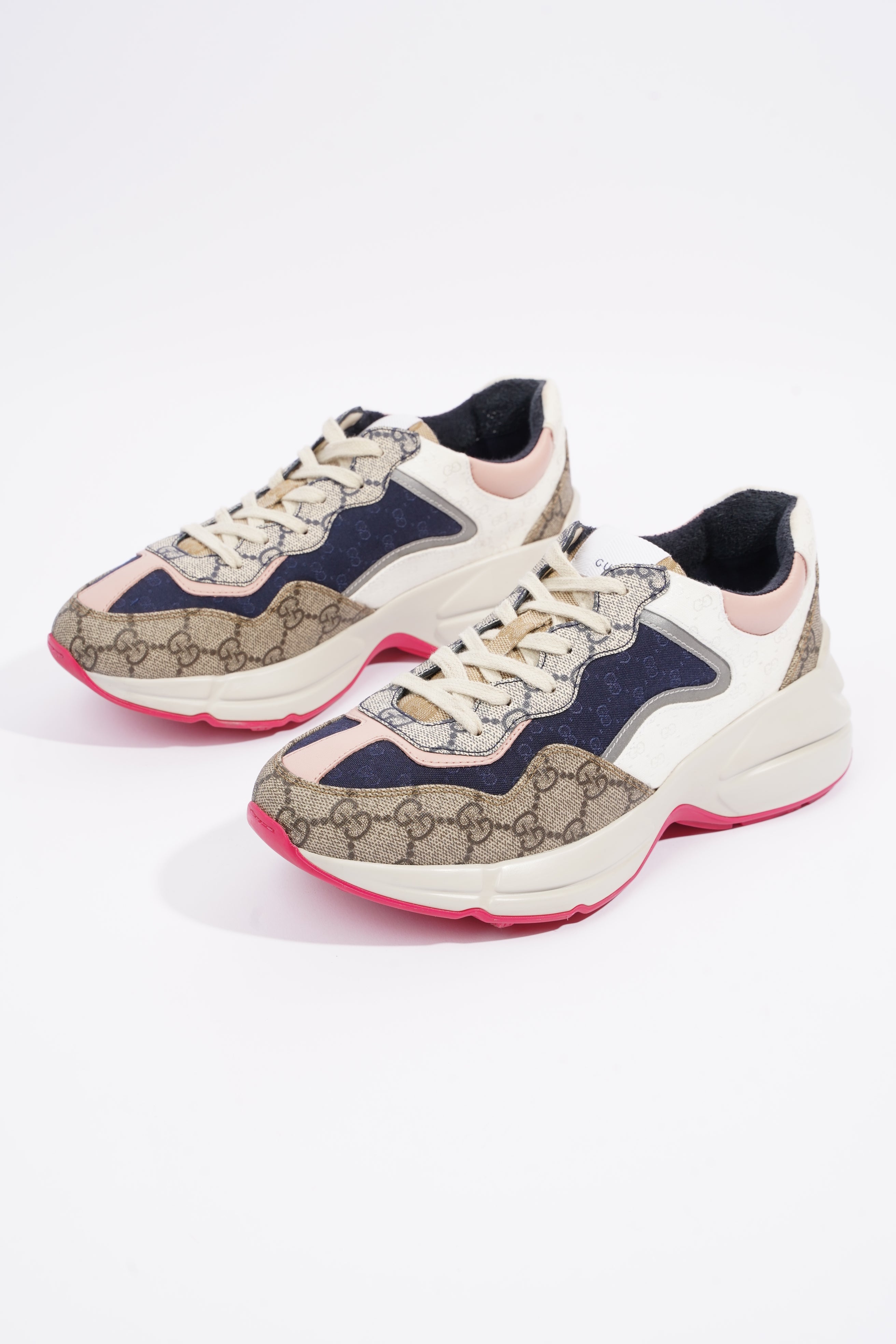 Gucci Womens Rhyton Supreme / Blue / Pink EU 38.5 / UK 5.5