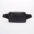 Gucci Mens GG Belt Bag Grey Canvas