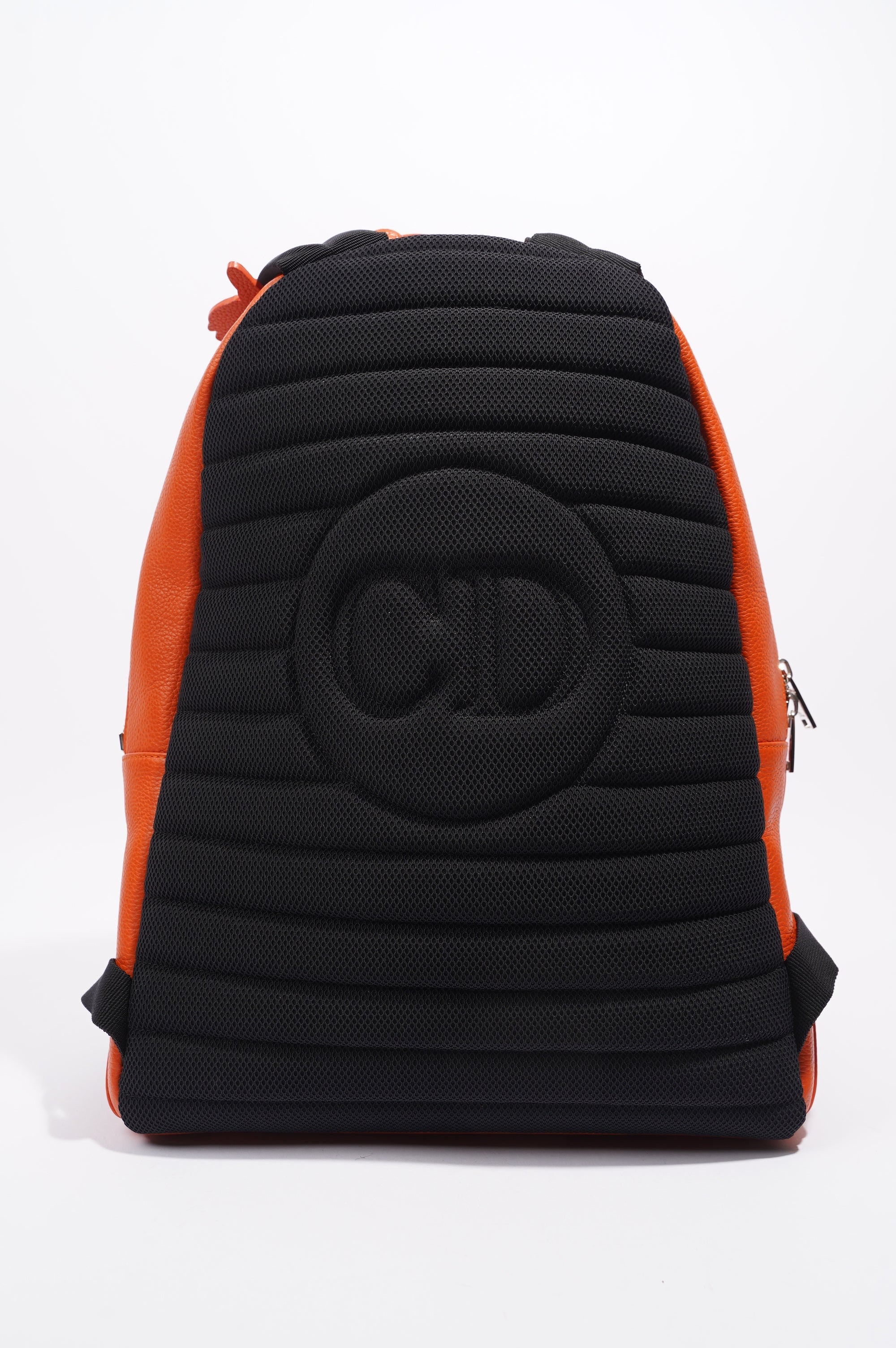 Christian Dior Atelier Backpack Orange Leather