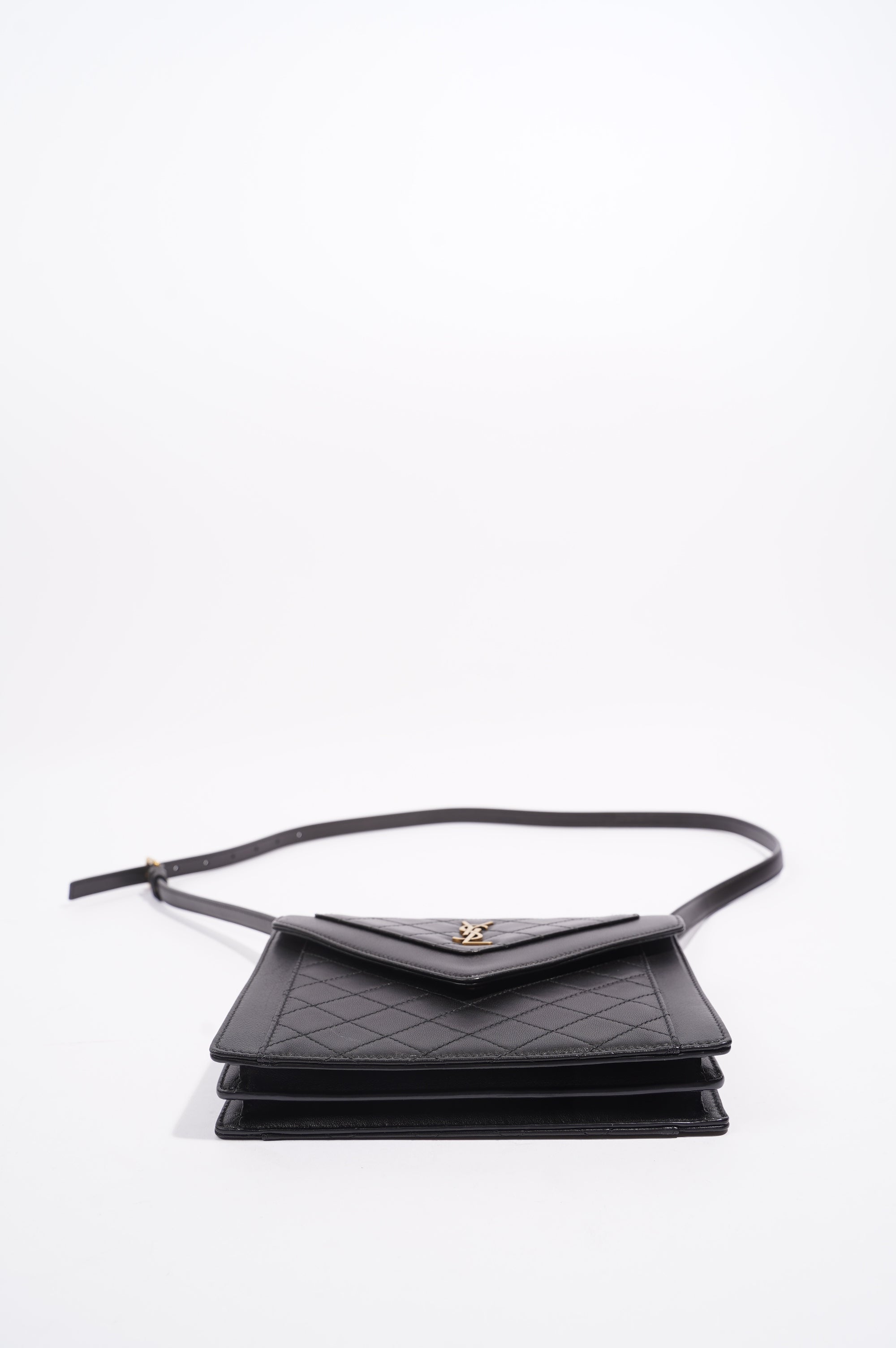 Saint Laurent Womens Gaby Satchel Black Mini