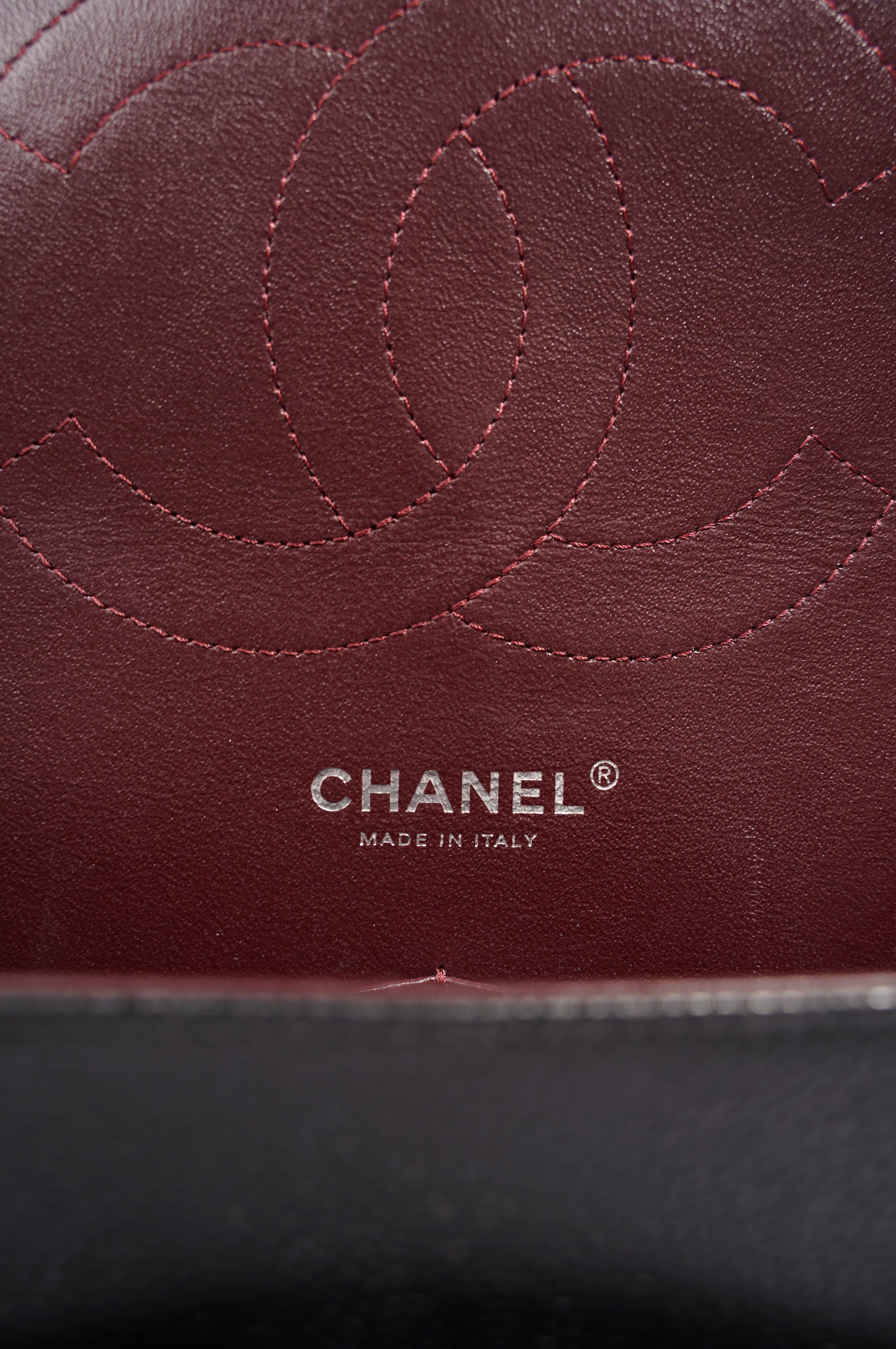 Chanel Womens Classic Flap Black Caviar Large