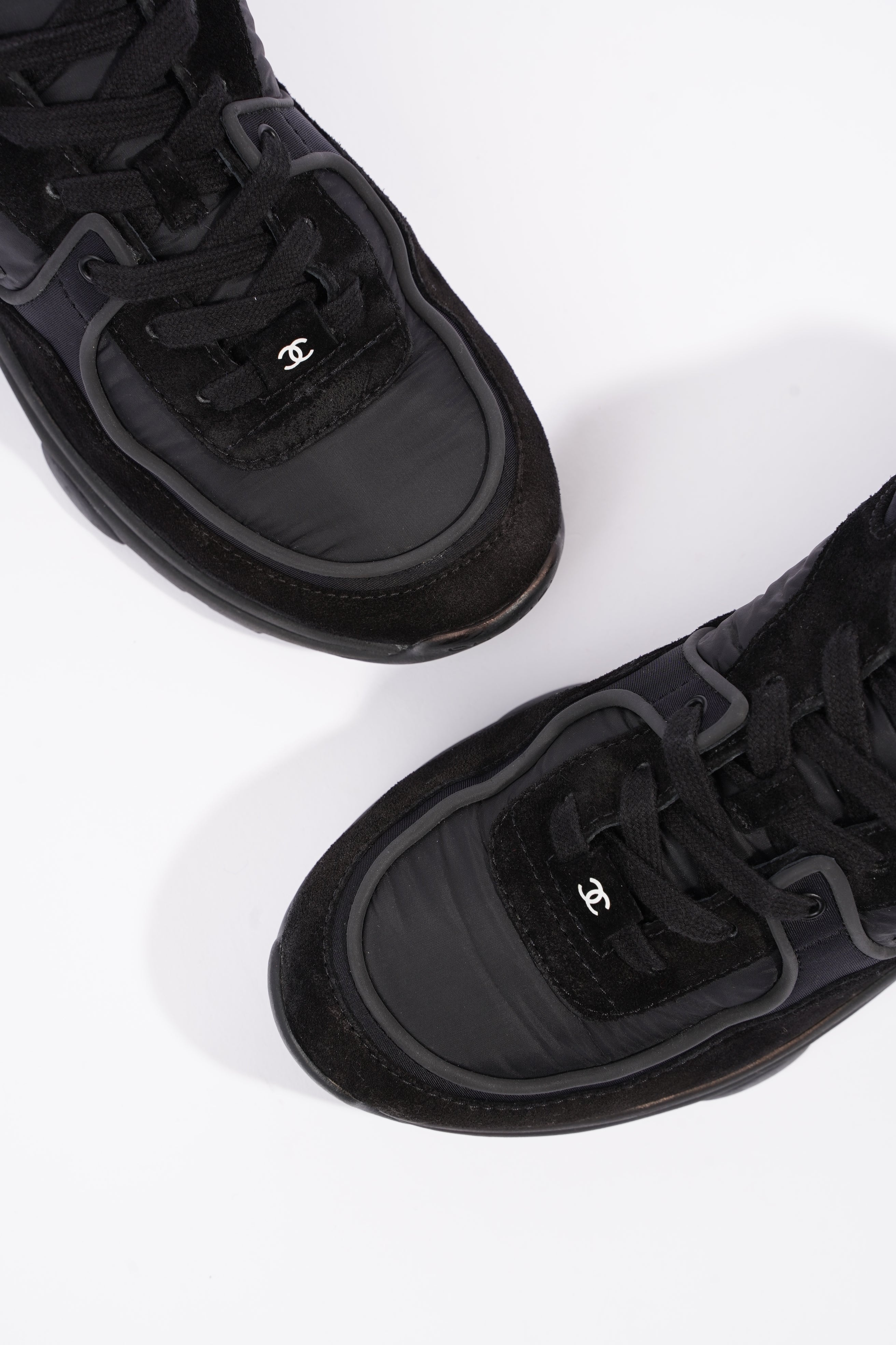 Chanel Womens Runners Black EU 38.5 / UK  5.5