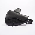 Christian Dior Mens Saddle Bag Black Leather