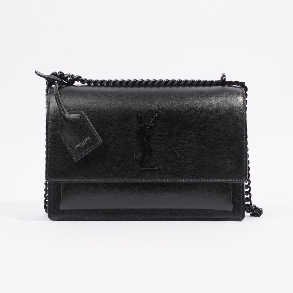 Saint Laurent Womens Sunset Bag Black Medium