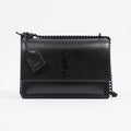 Saint Laurent Womens Sunset Bag Black Medium