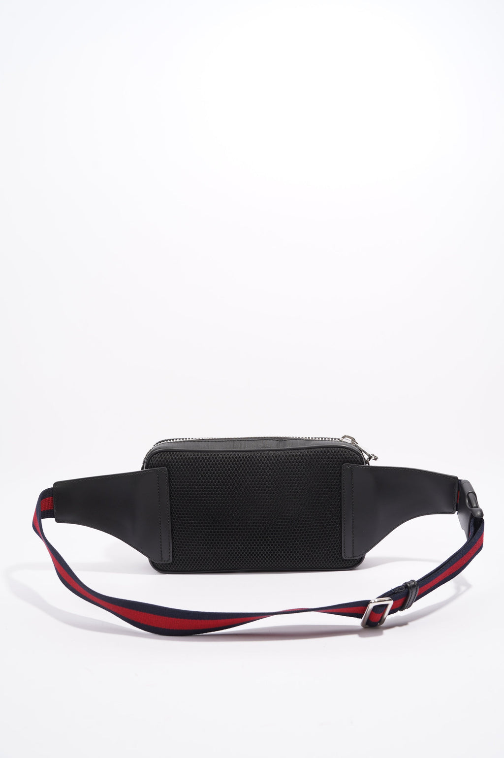 Gucci Mens GG Belt Bag Grey Canvas