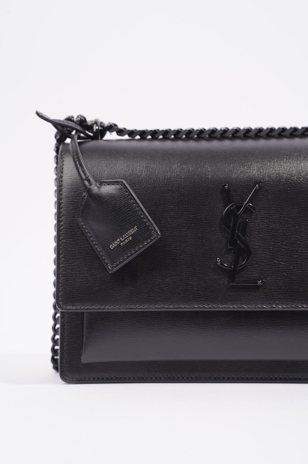 Saint Laurent Womens Sunset Bag Black Medium