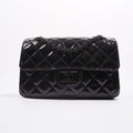 Chanel Womens Reissue 2.55 So Black Patent