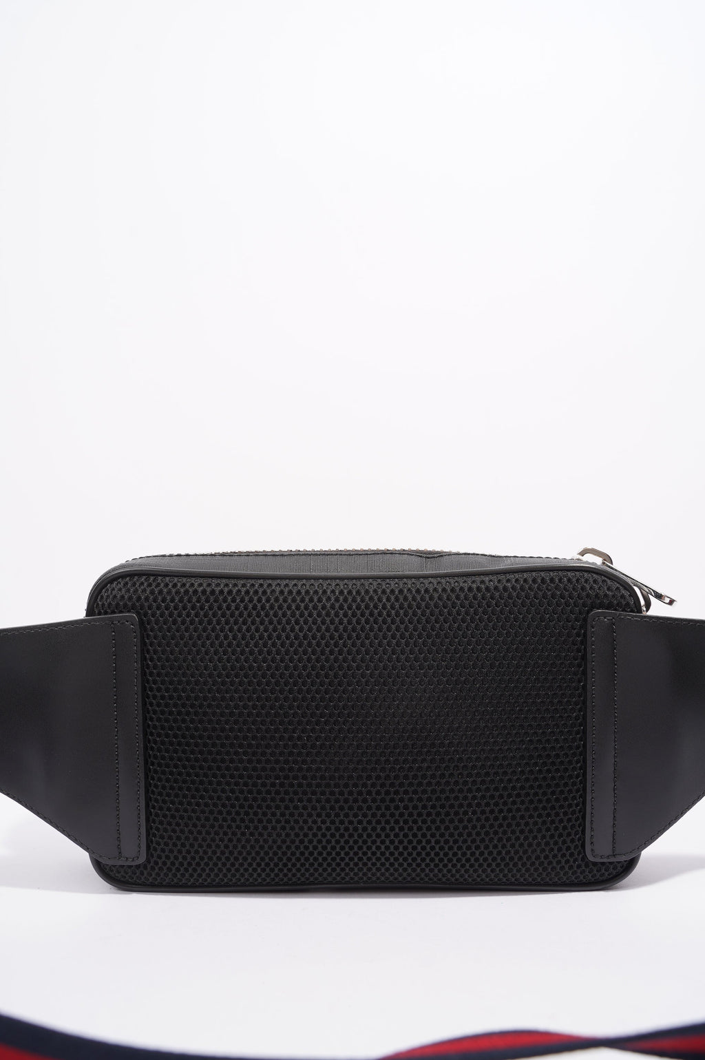 Gucci Mens GG Belt Bag Grey Canvas