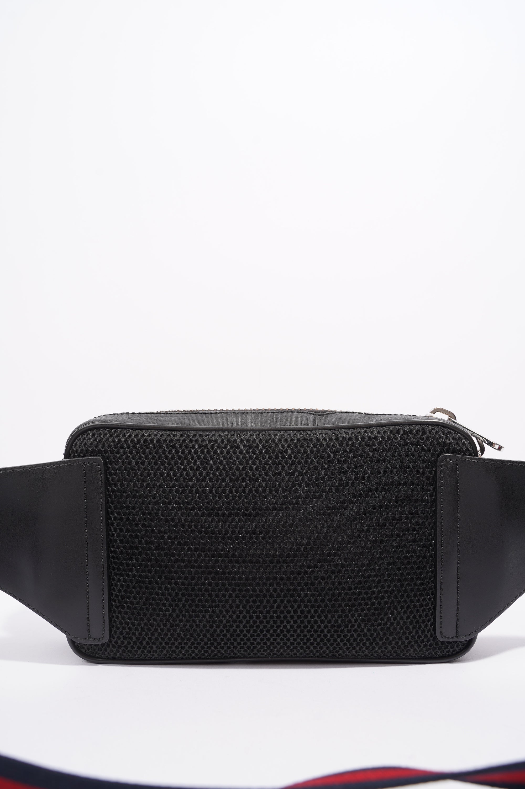 Gucci Mens GG Belt Bag Grey Canvas