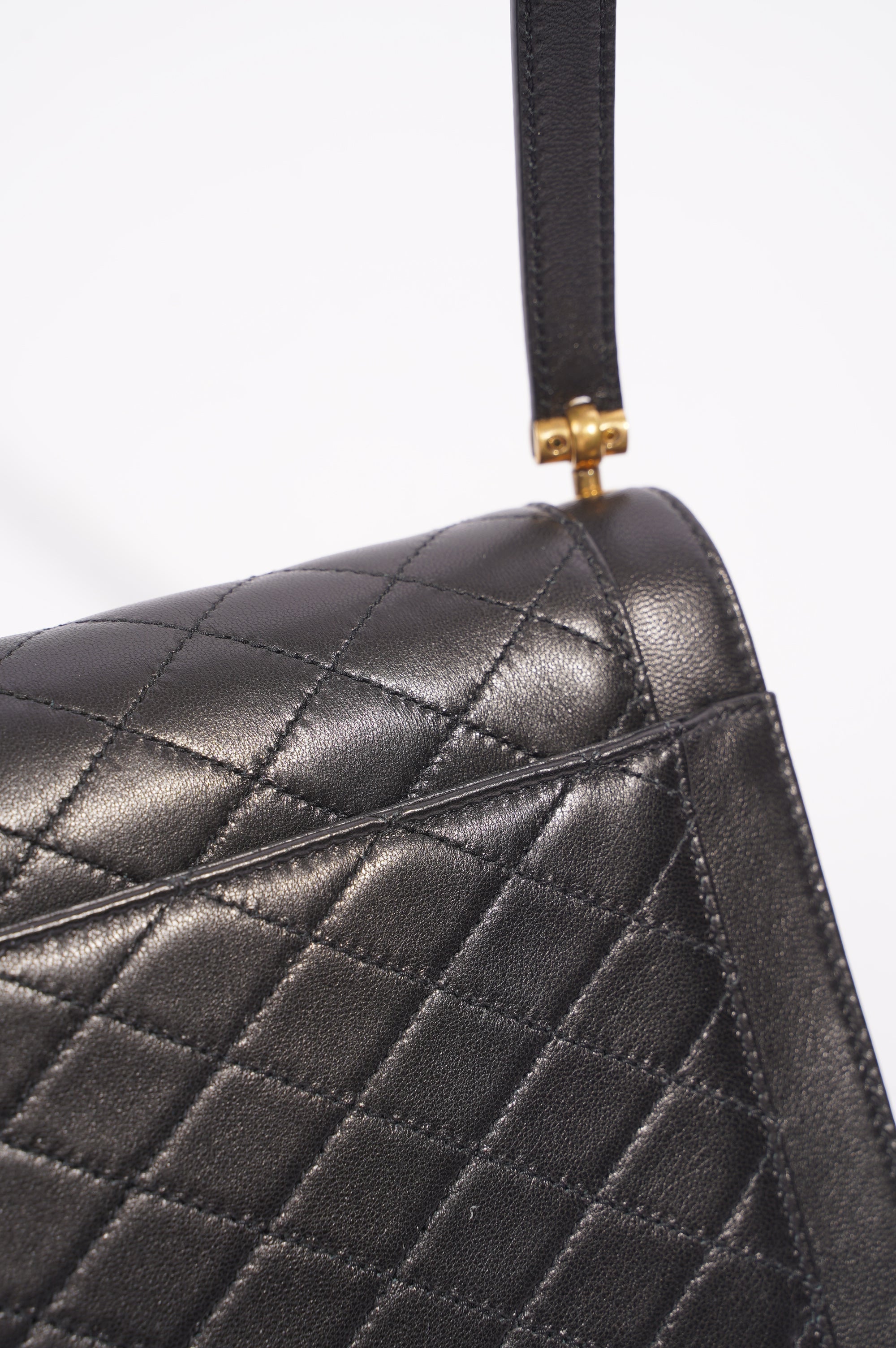Saint Laurent Womens Gaby Satchel Black Mini