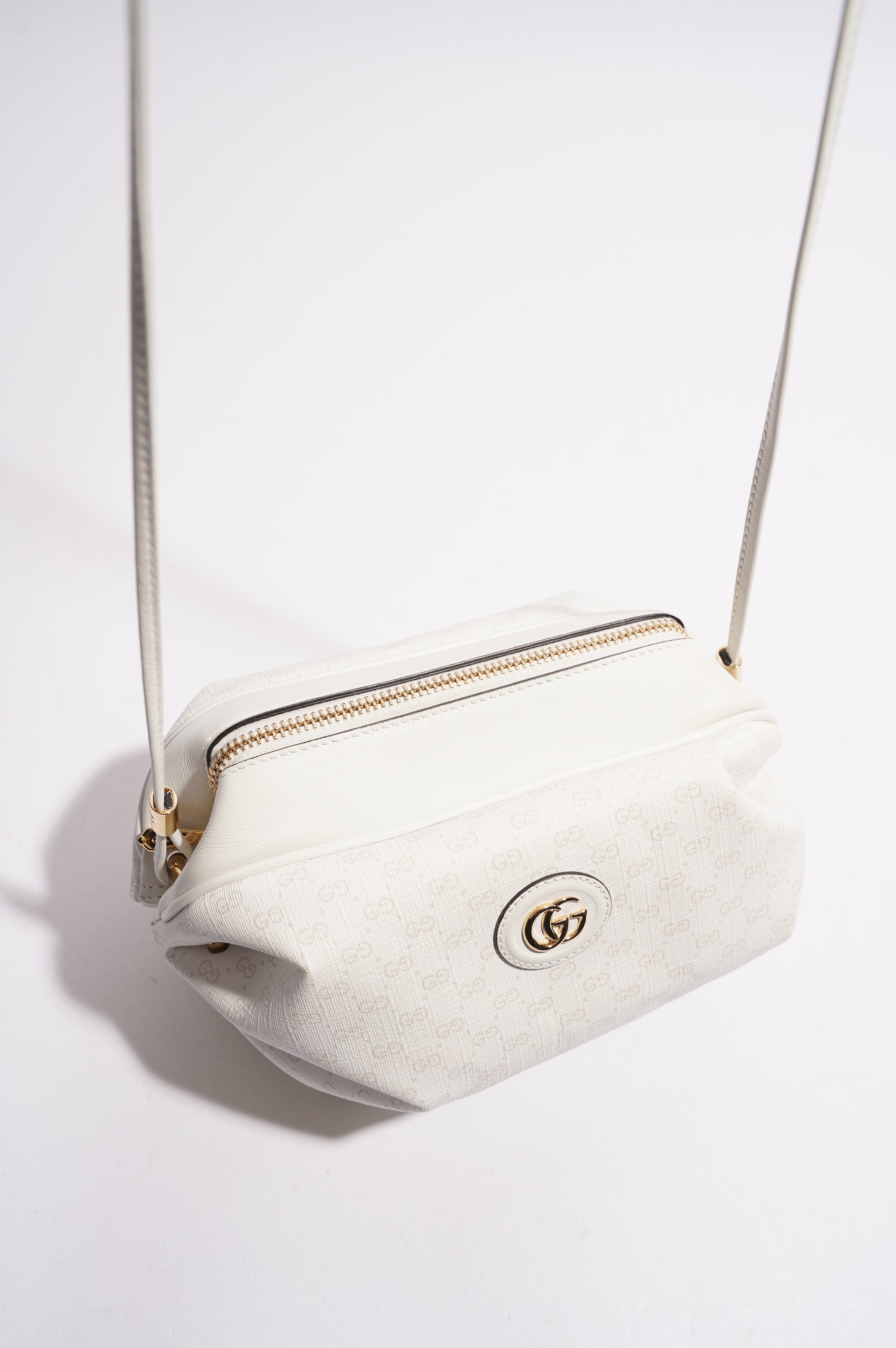 Gucci Womens GG New Candy White Canvas
