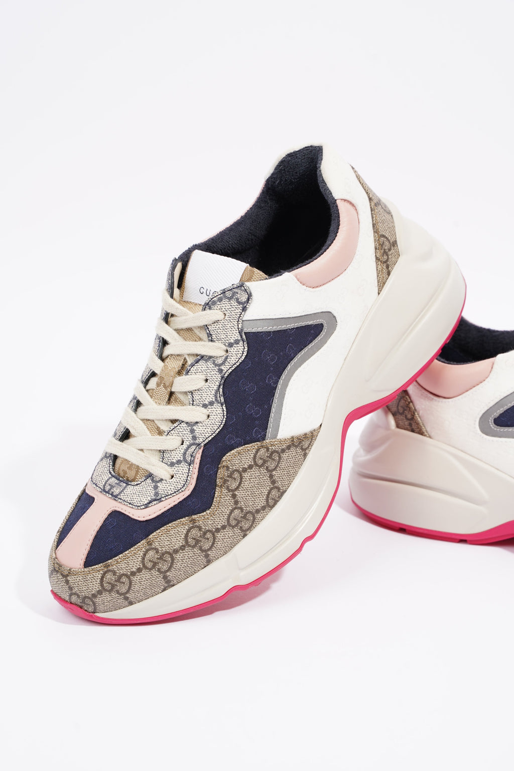 Gucci Womens Rhyton Supreme / Blue / Pink EU 38.5 / UK 5.5