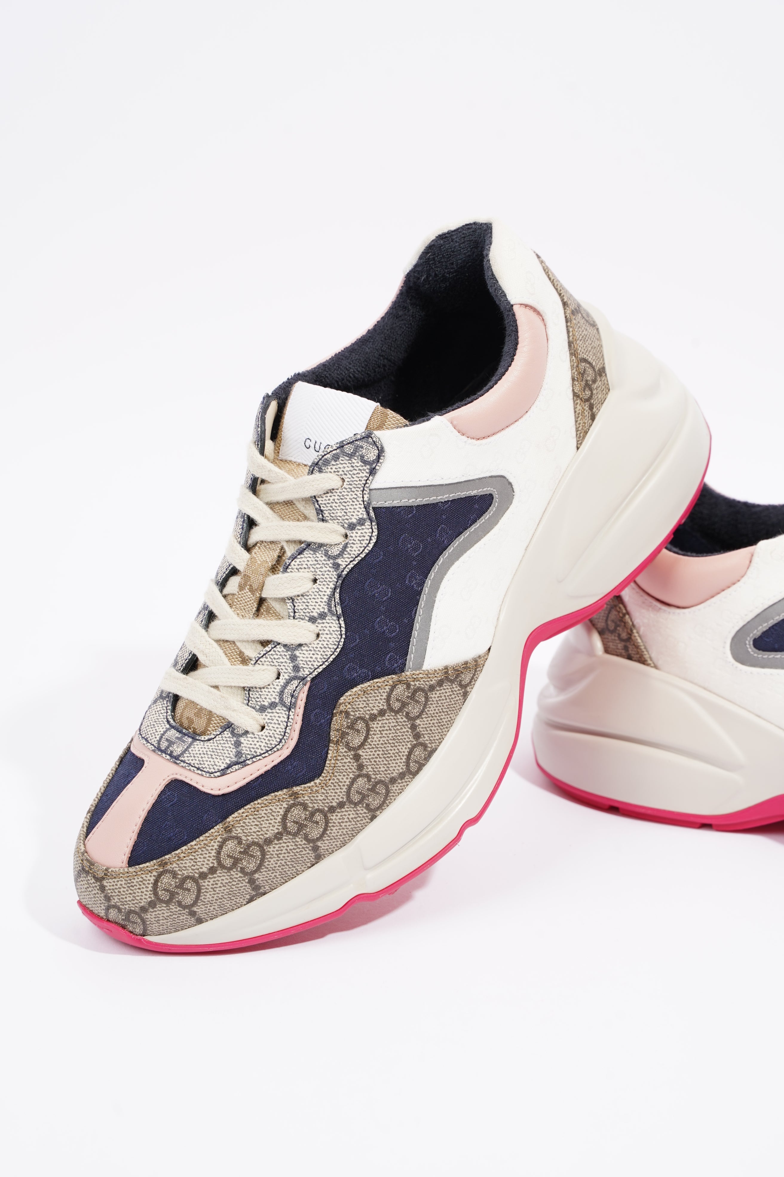 Gucci Womens Rhyton Supreme / Blue / Pink EU 38.5 / UK 5.5