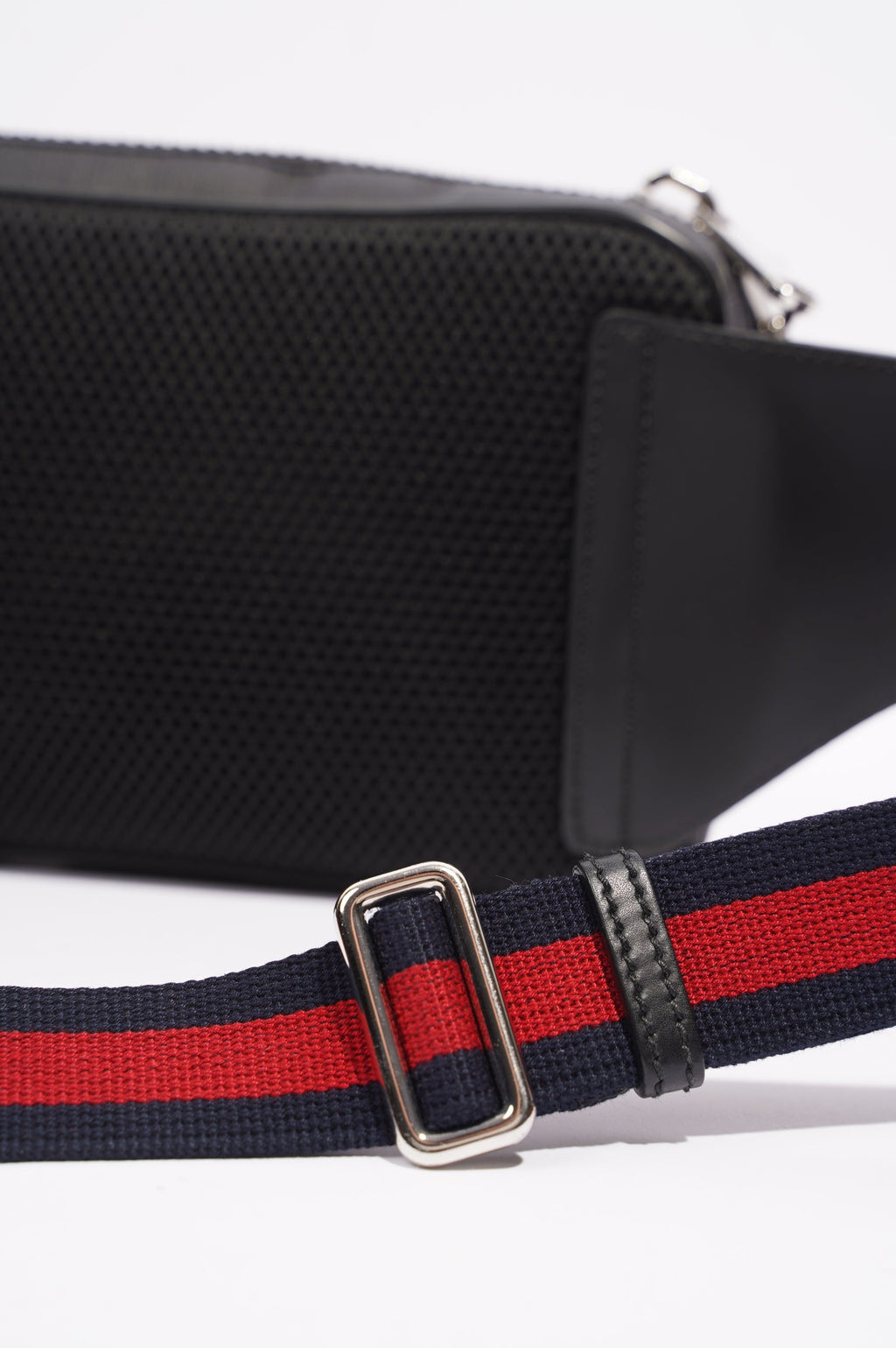 Gucci Mens GG Belt Bag Grey Canvas