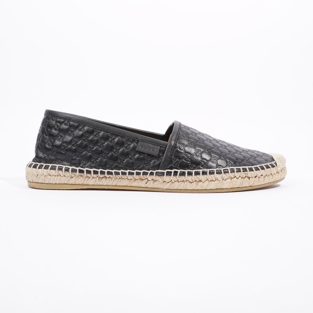 Gucci Womens Espadrilles Black EU 38 / UK 5