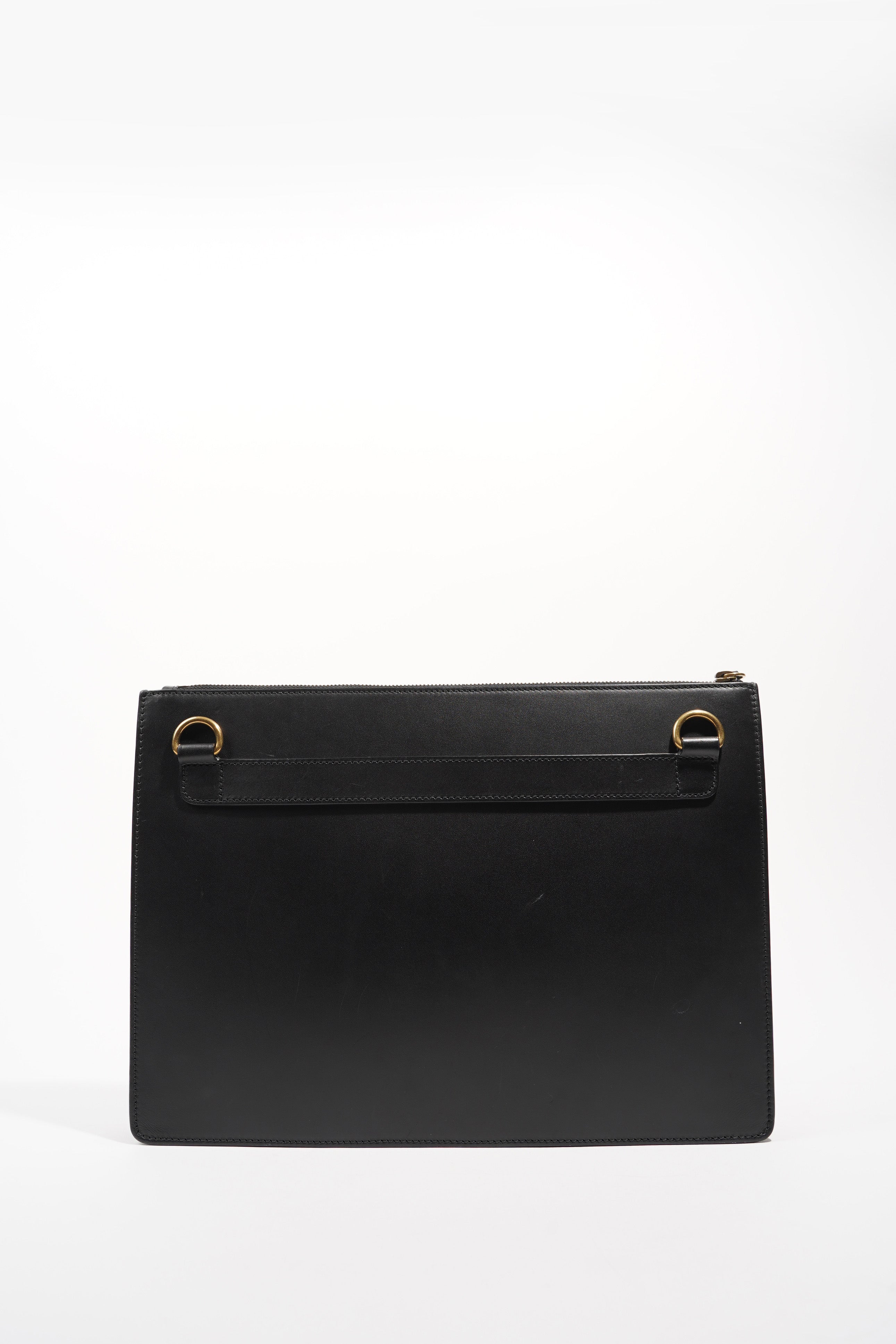 Gucci Womens Life Is Good Clutch With Strap Black