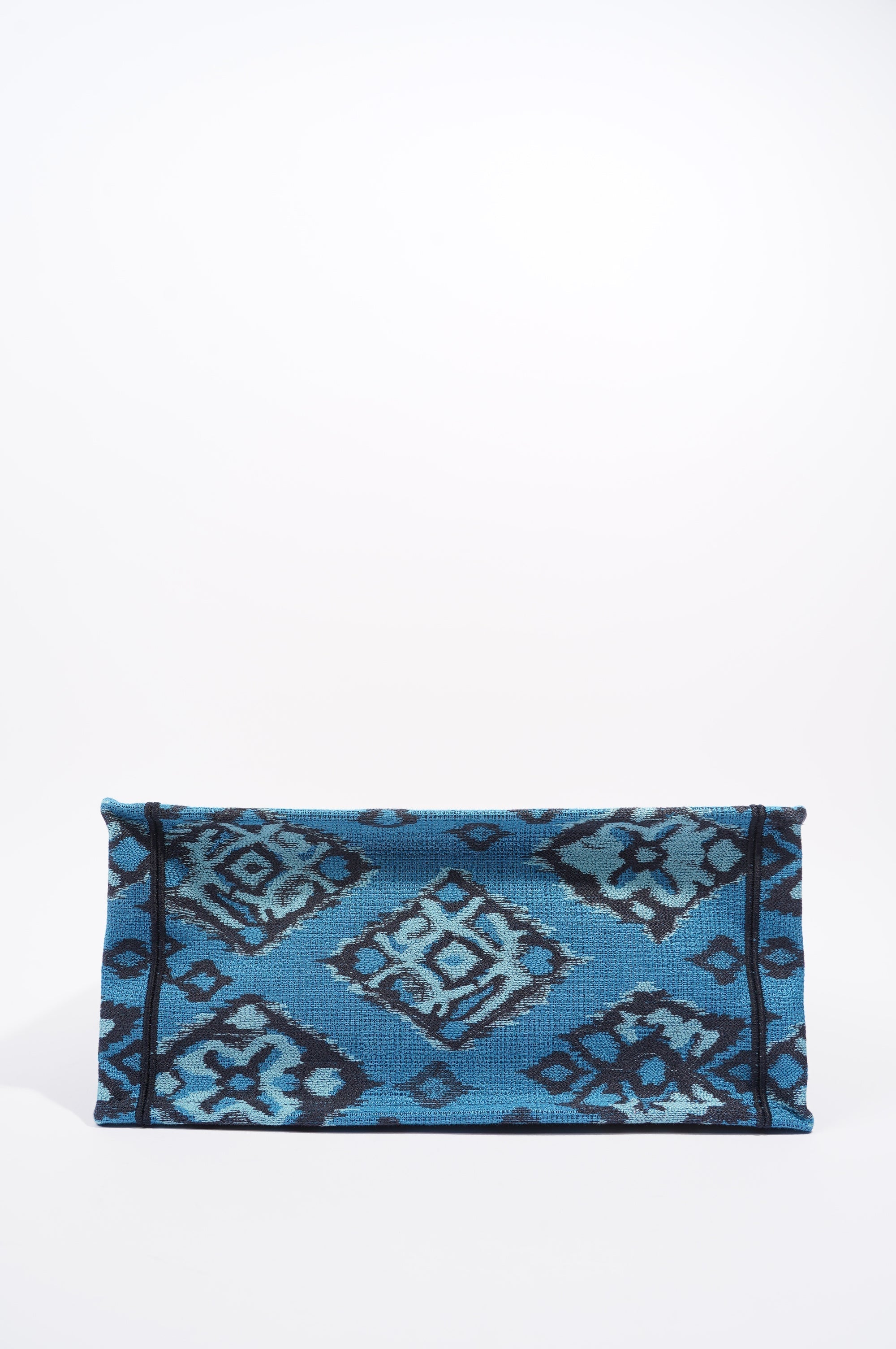 Christian Dior Womens Book Tote Blue / Multi Medium