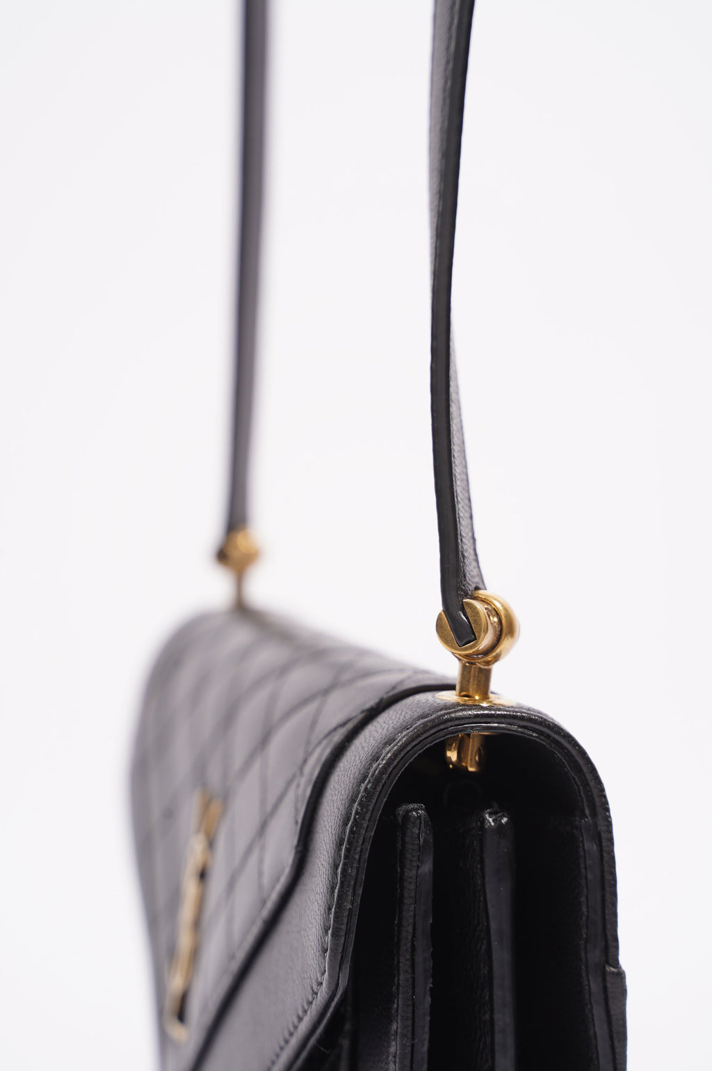 Saint Laurent Womens Gaby Satchel Black Mini