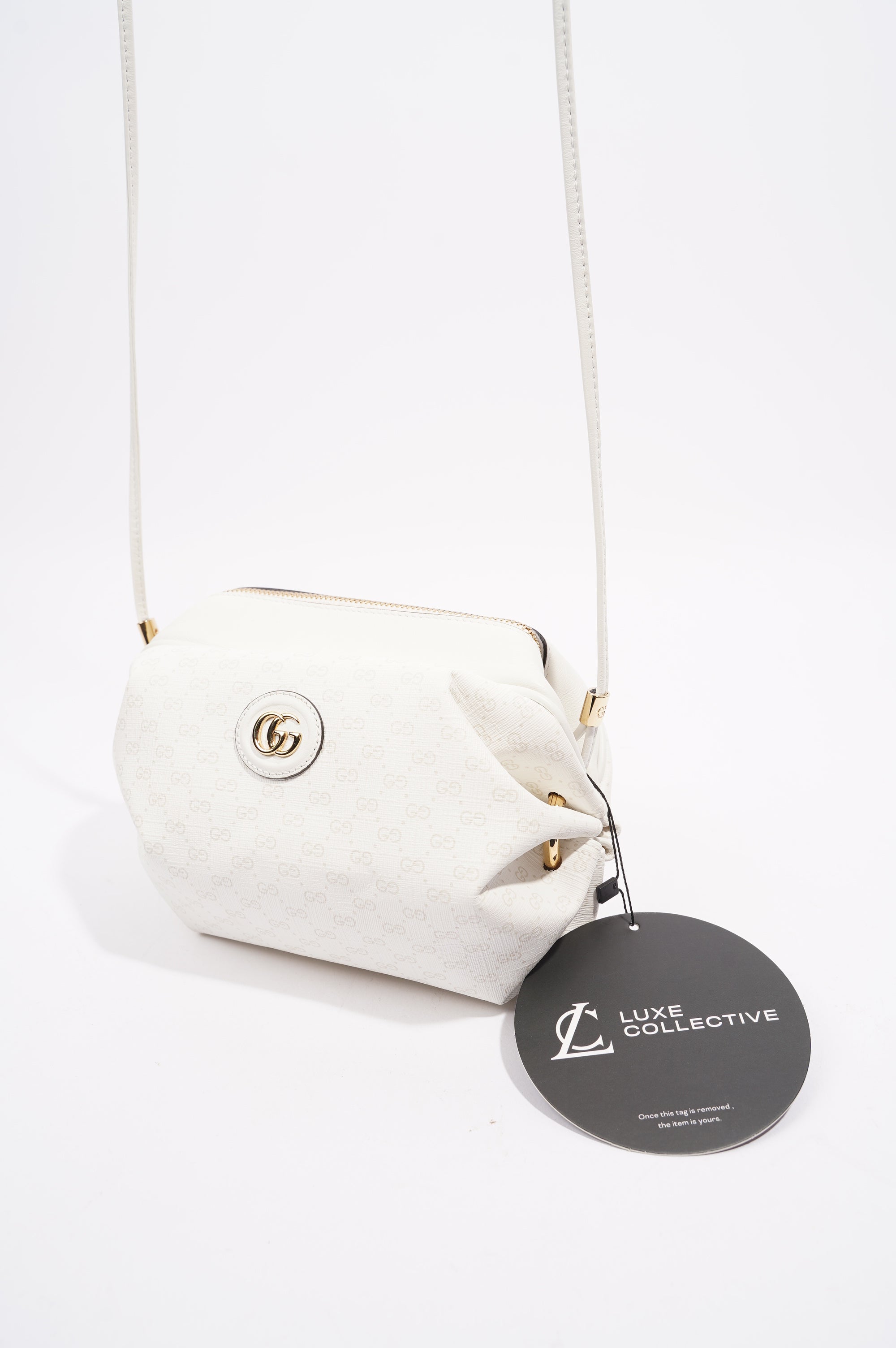 Gucci Womens GG New Candy White Canvas