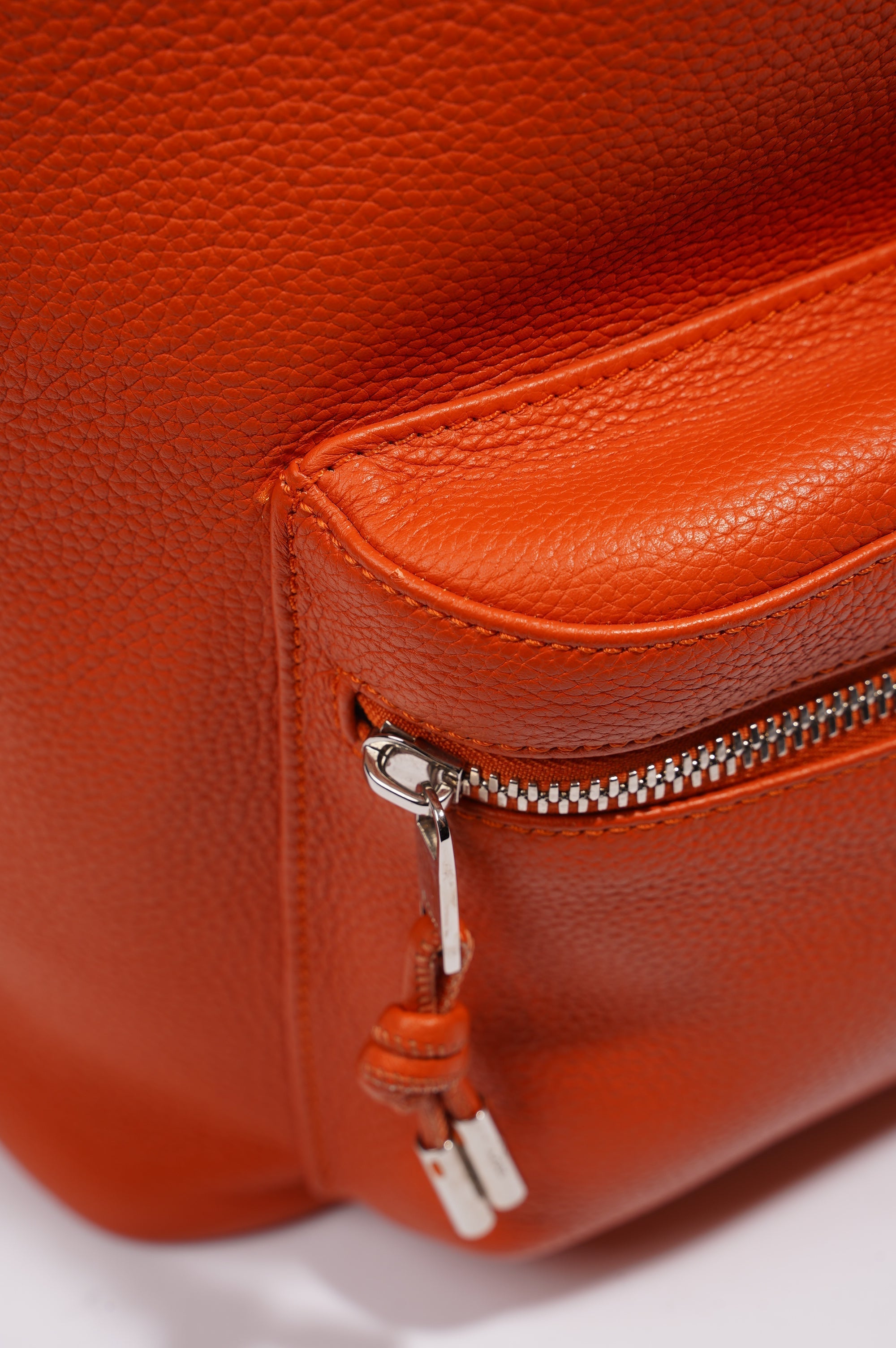 Christian Dior Atelier Backpack Orange Leather