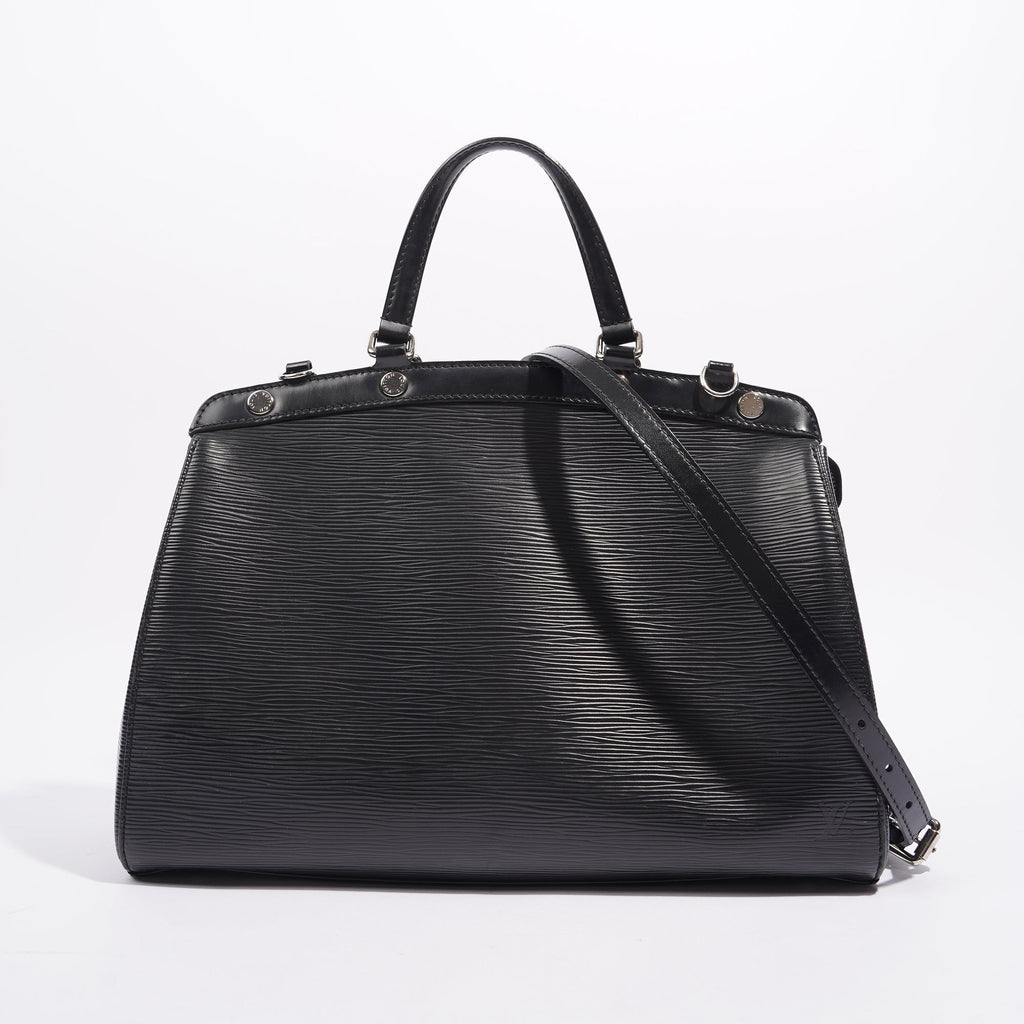 Louis Vuitton Womens Brea Black Epi Leather MM