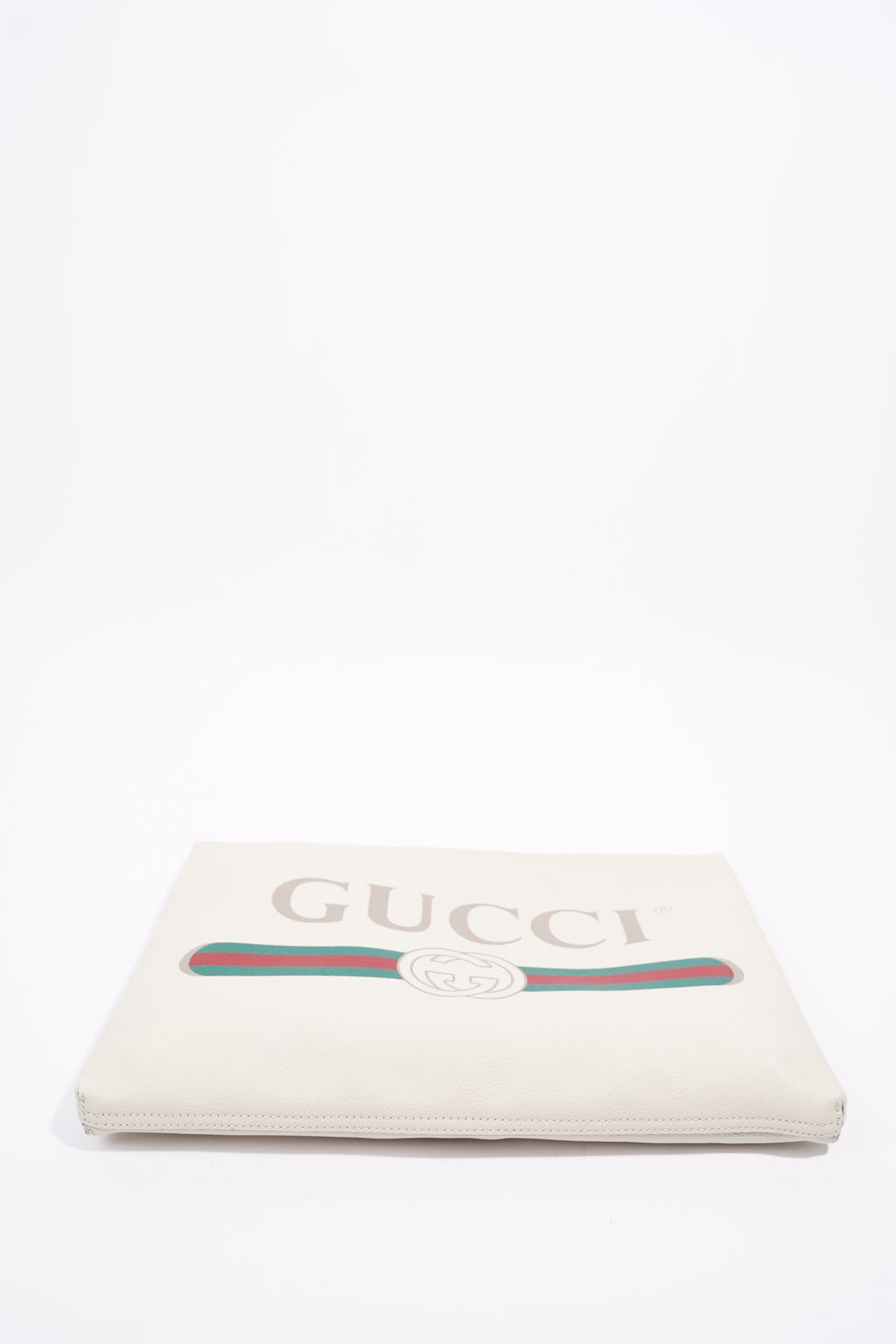 Gucci Womens Portfolio Clutch Bag Cream