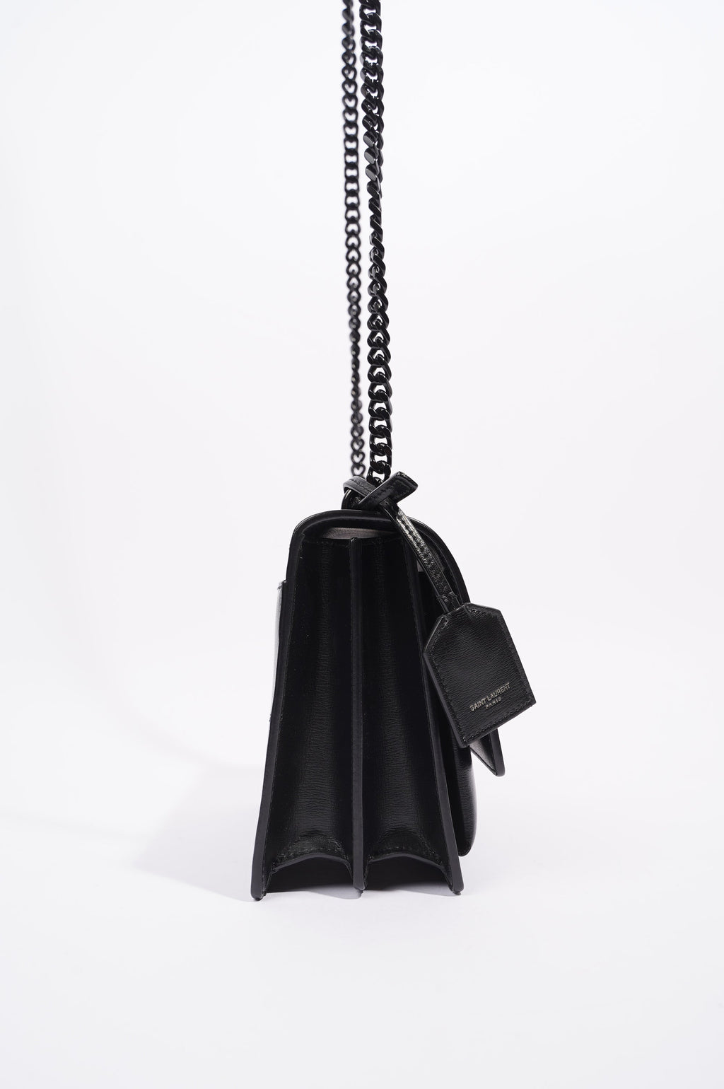 Saint Laurent Womens Sunset Bag Black Medium