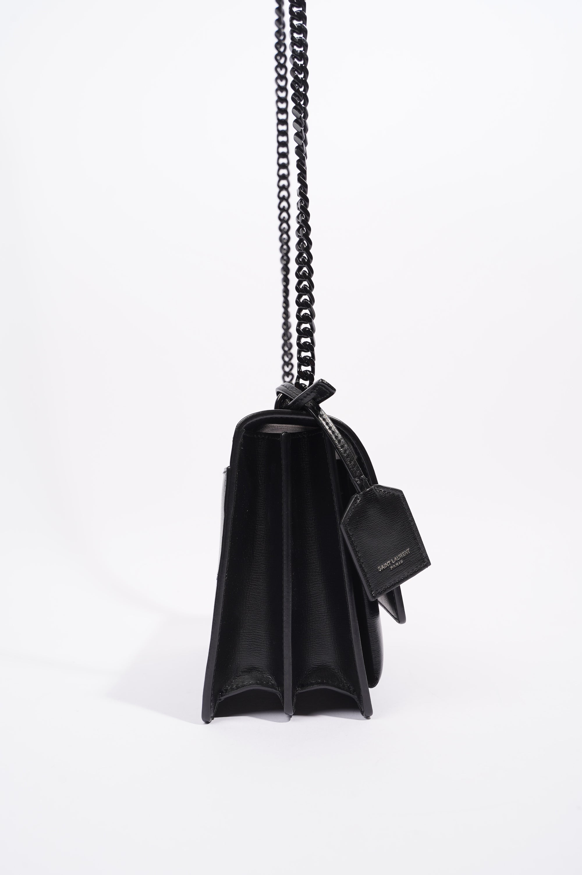 Saint Laurent Womens Sunset Bag Black Medium
