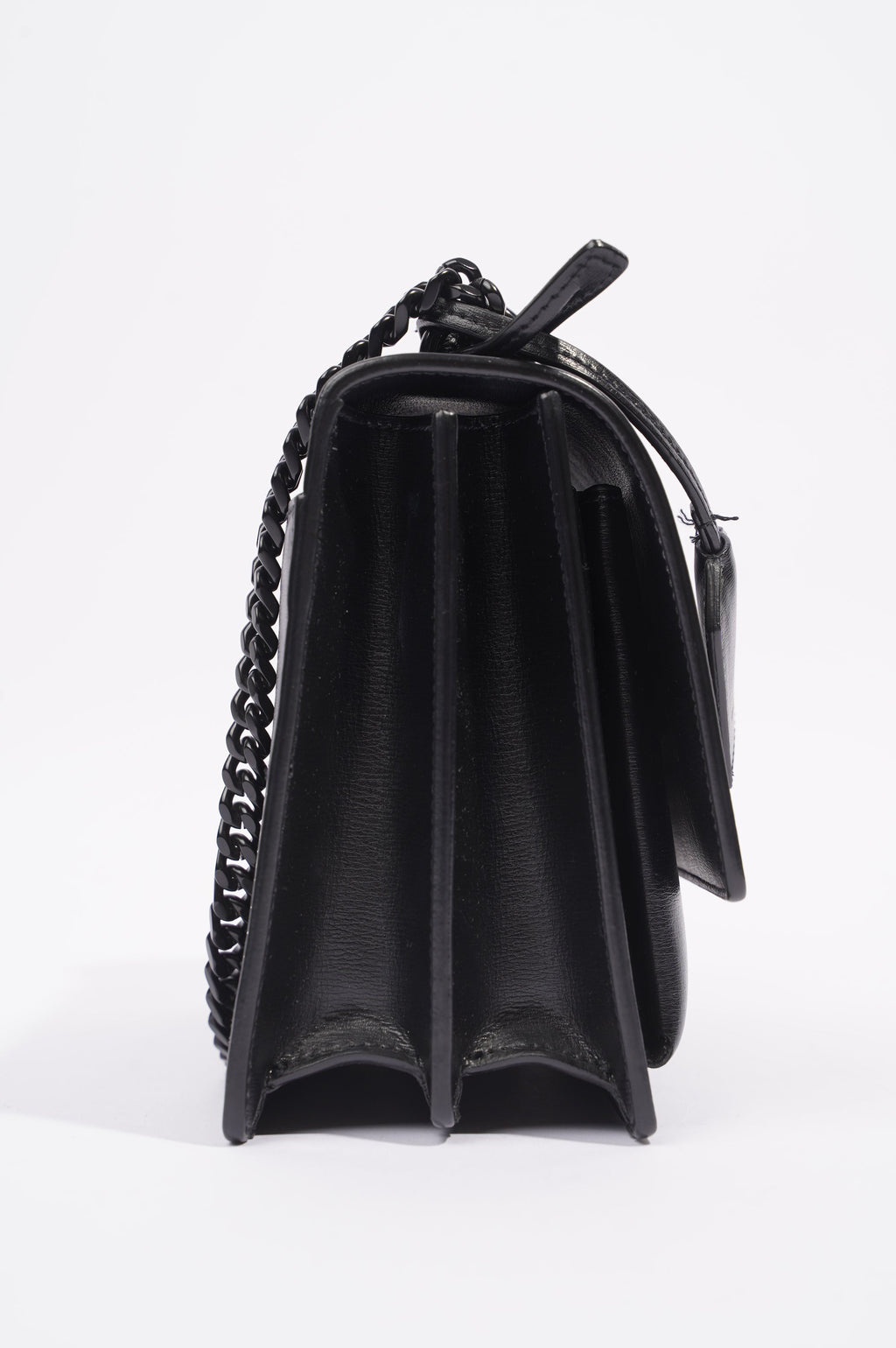 Saint Laurent Womens Sunset Bag Black Medium
