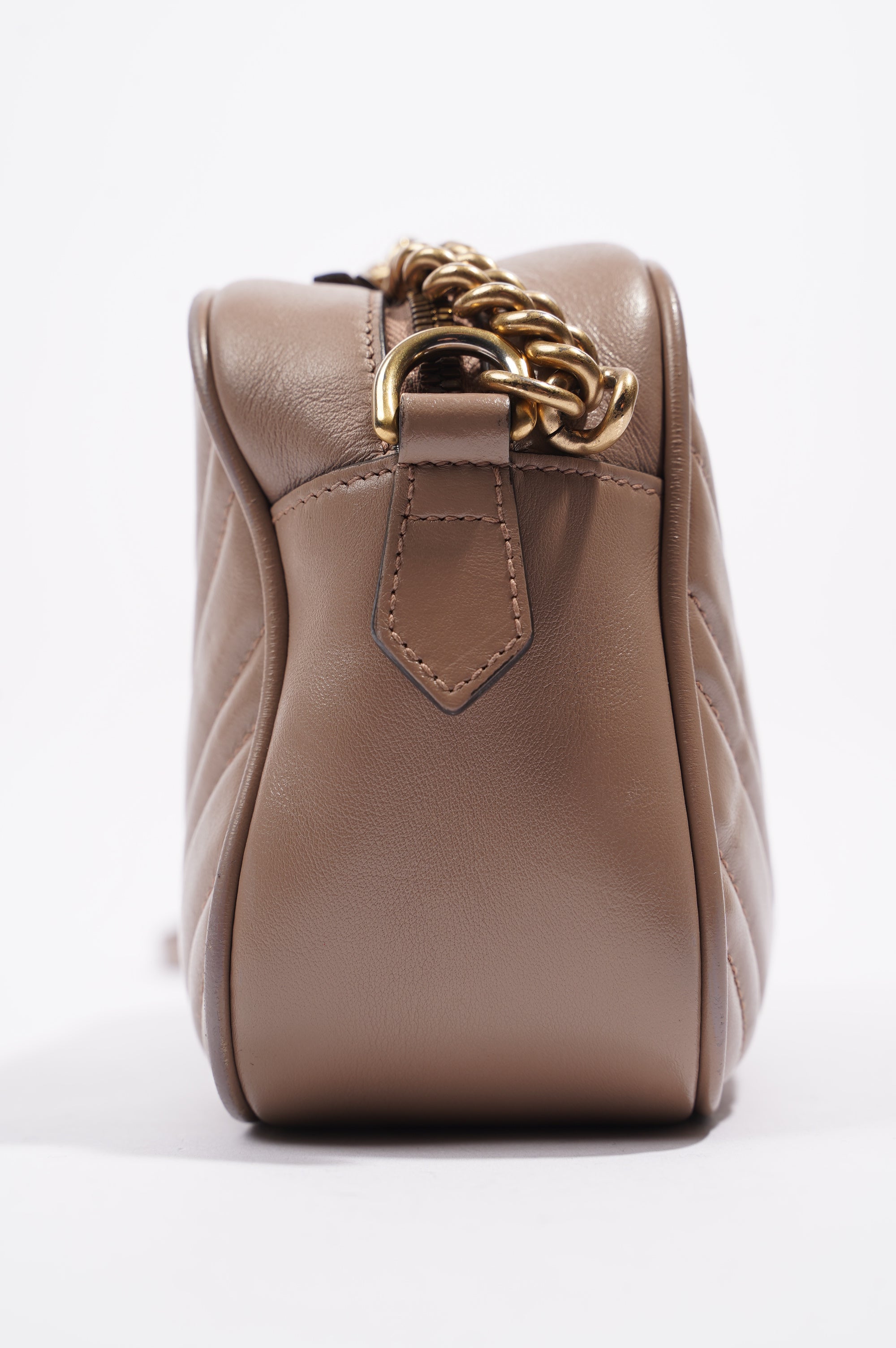 Gucci Womens Marmont Zip Nude Small