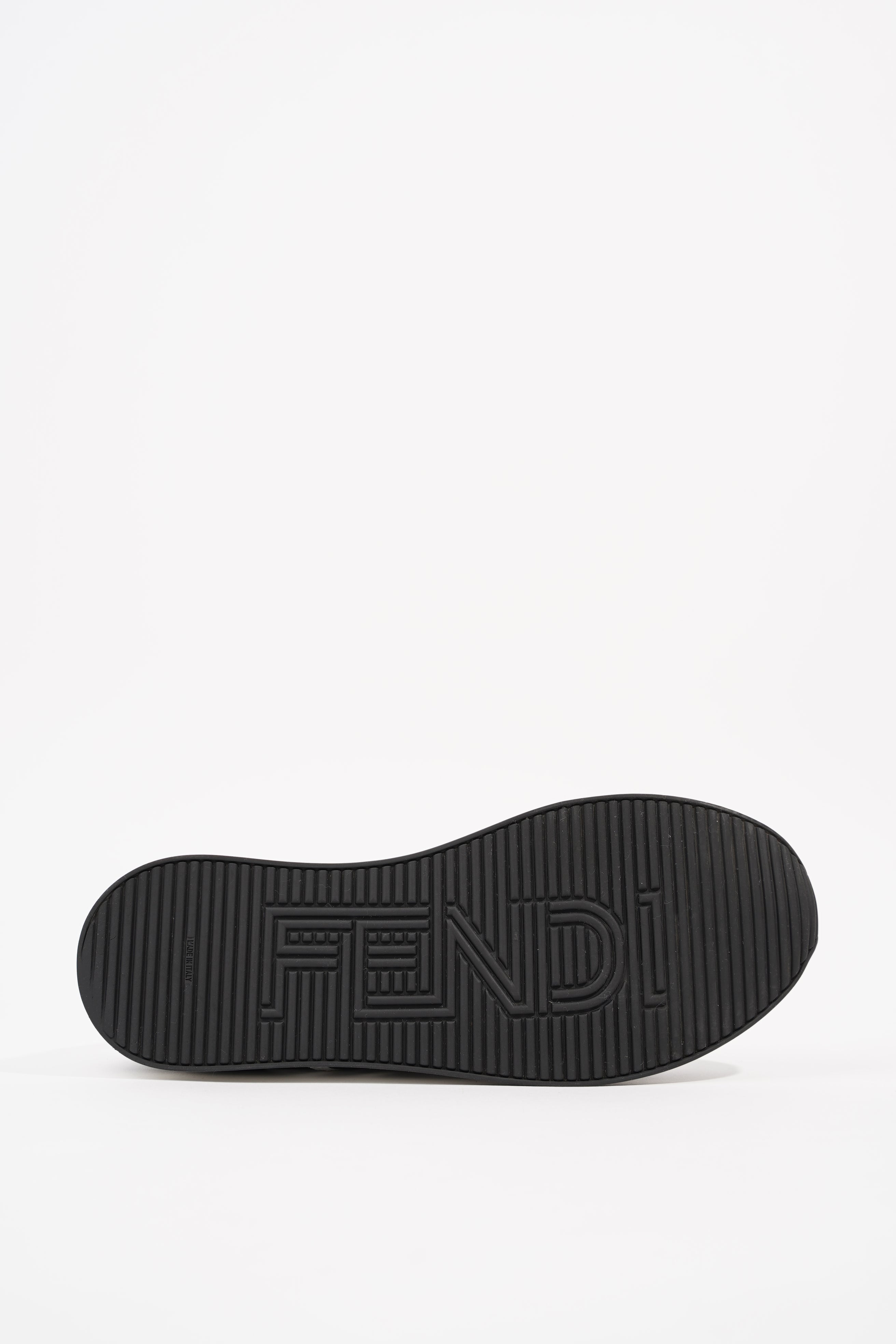 Fendi Womens Freedom Sneaker Black White EU 36.5 / UK 3.5