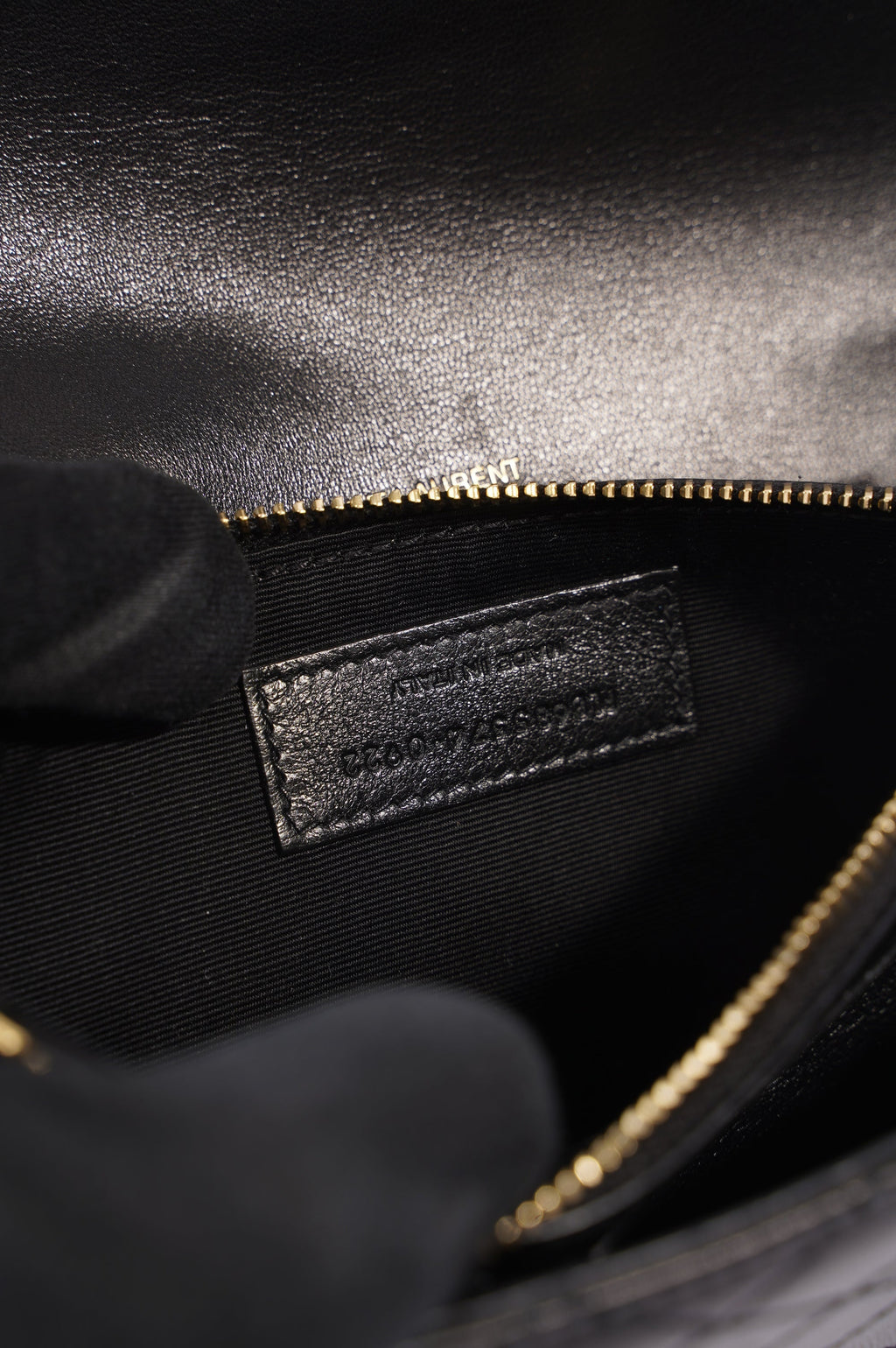 Saint Laurent Womens Gaby Satchel Black Mini