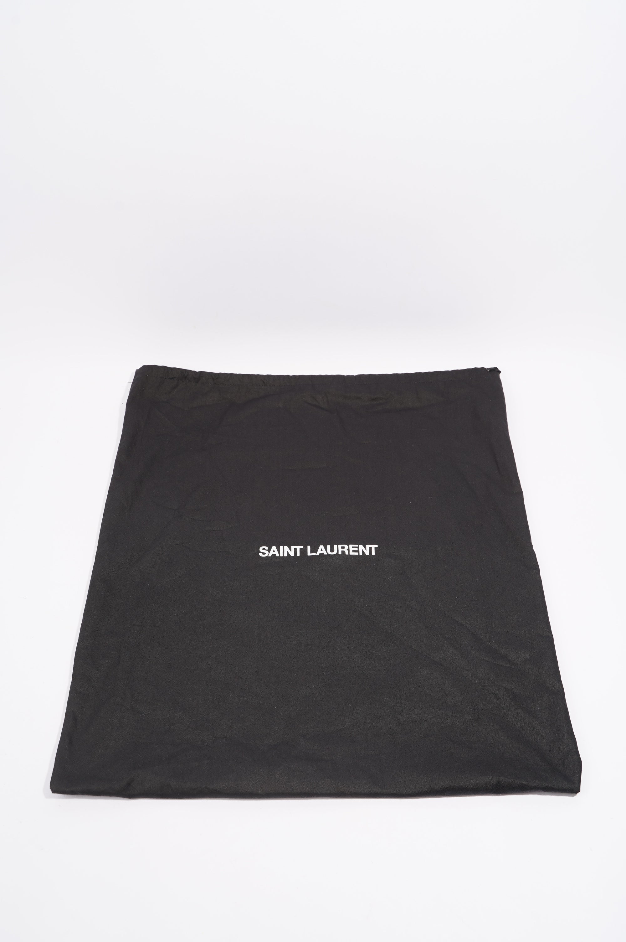 Saint Laurent Womens Bucket Bag Beige / Brown Canvas / Leather