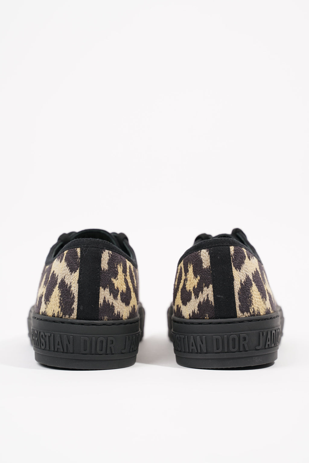 Christian Dior Womens Walk'n'Dior Leopard Black EU 40 / UK 7