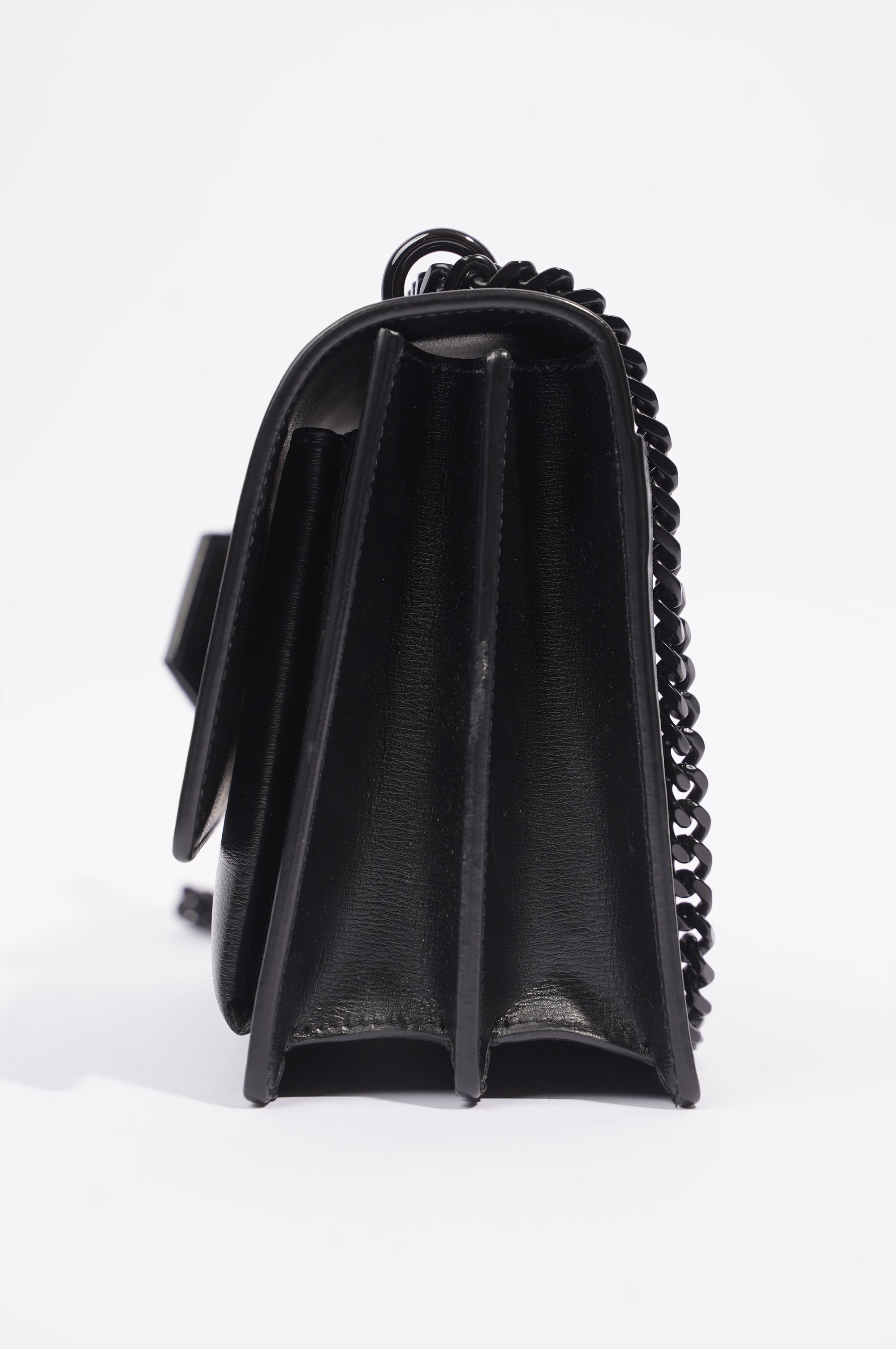Saint Laurent Womens Sunset Bag Black Medium