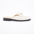 Gucci Womens Shearing Lined Princetown Mules Off White EU 39 / UK 6