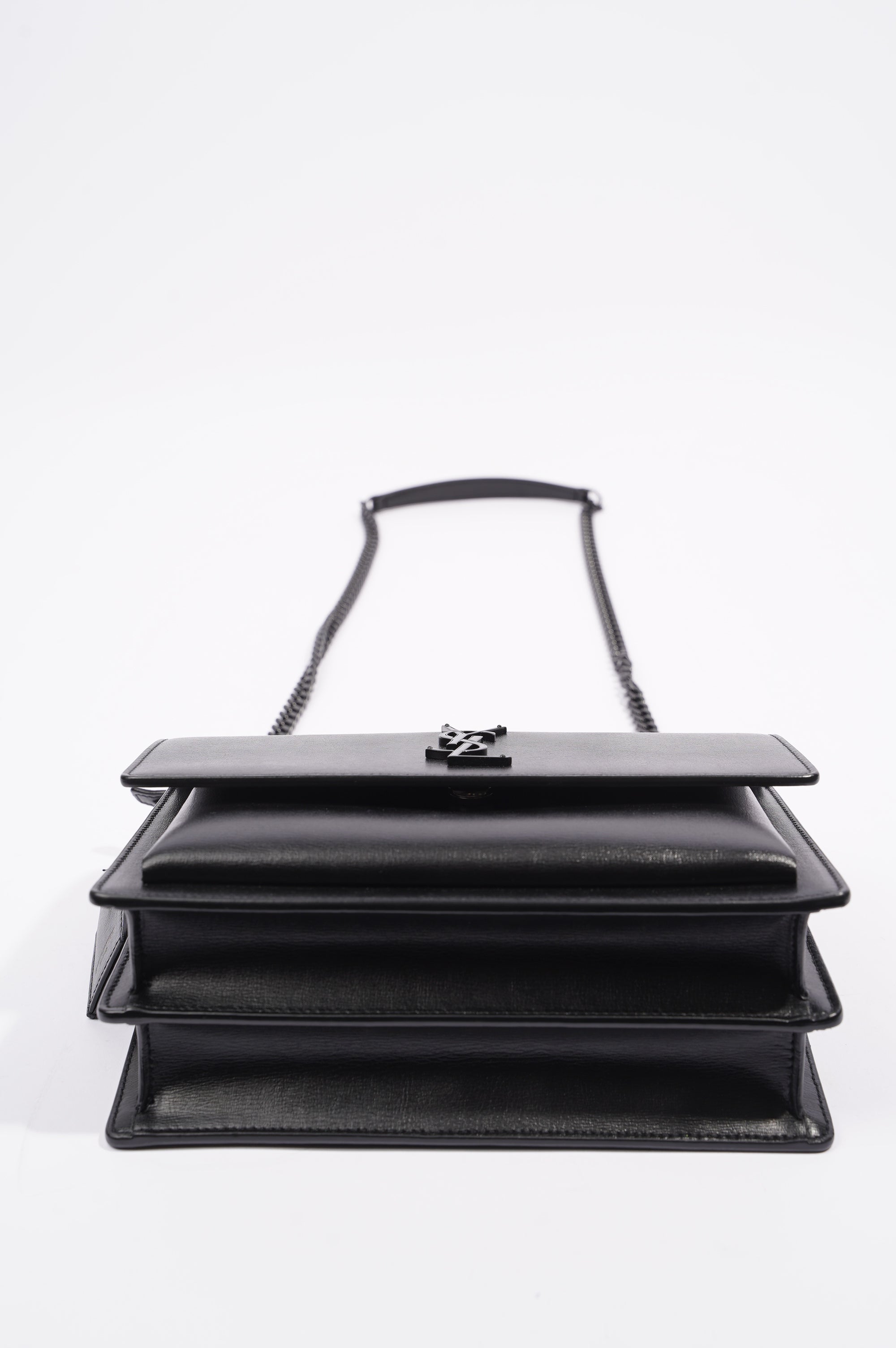 Saint Laurent Womens Sunset Bag Black Medium
