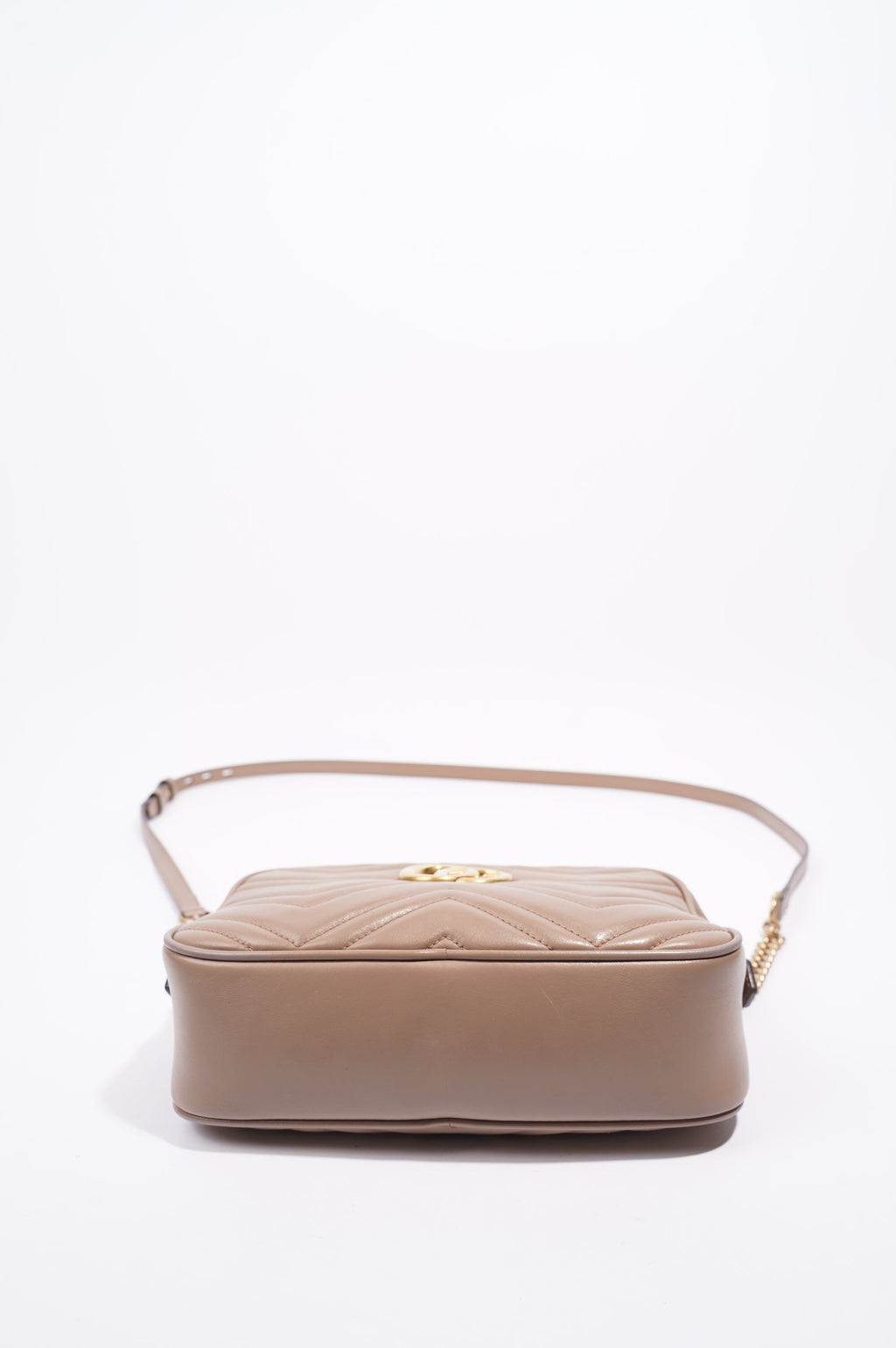 Gucci Womens Marmont Zip Nude Small