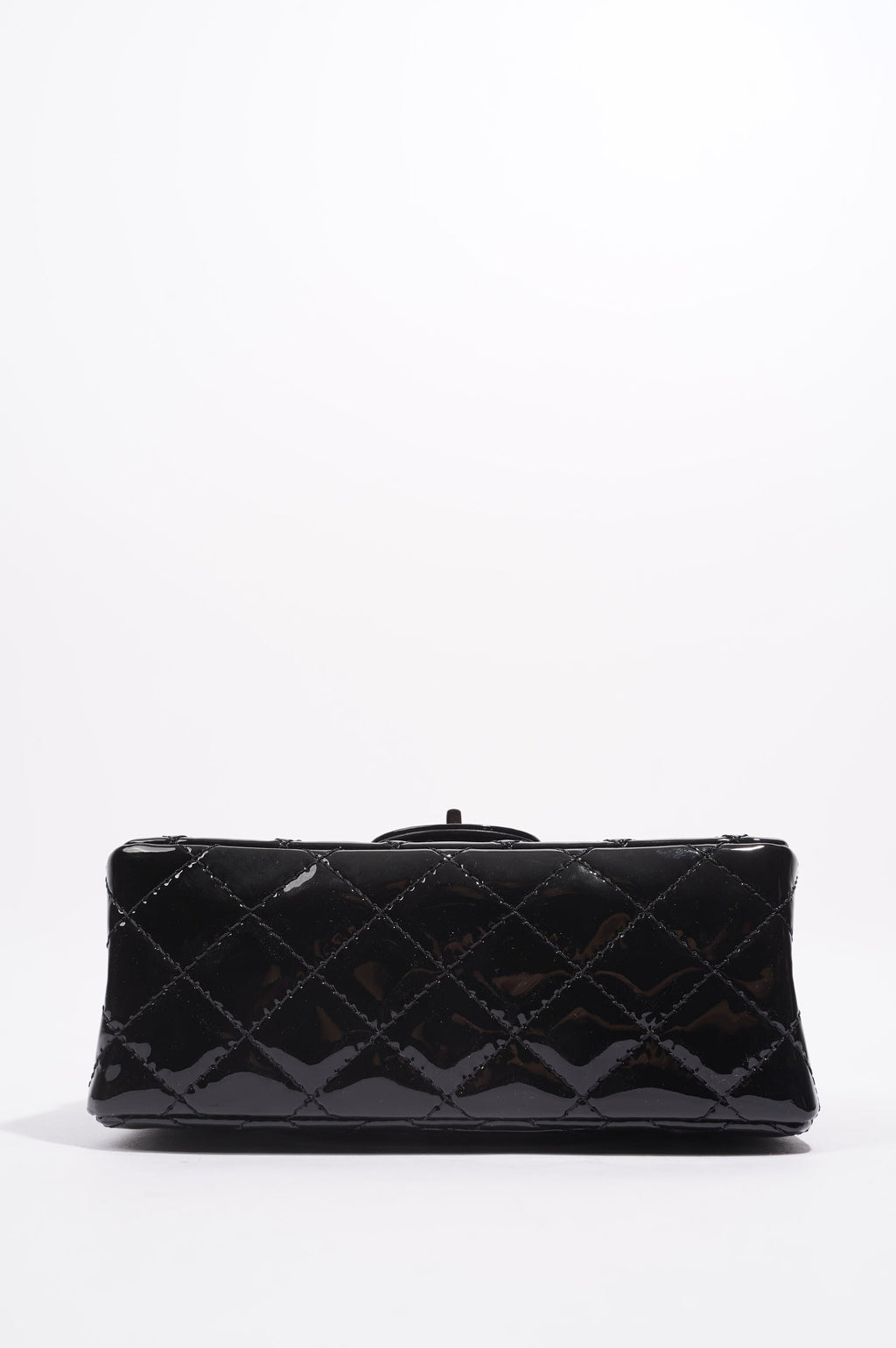 Chanel Womens Reissue 2.55 So Black Patent