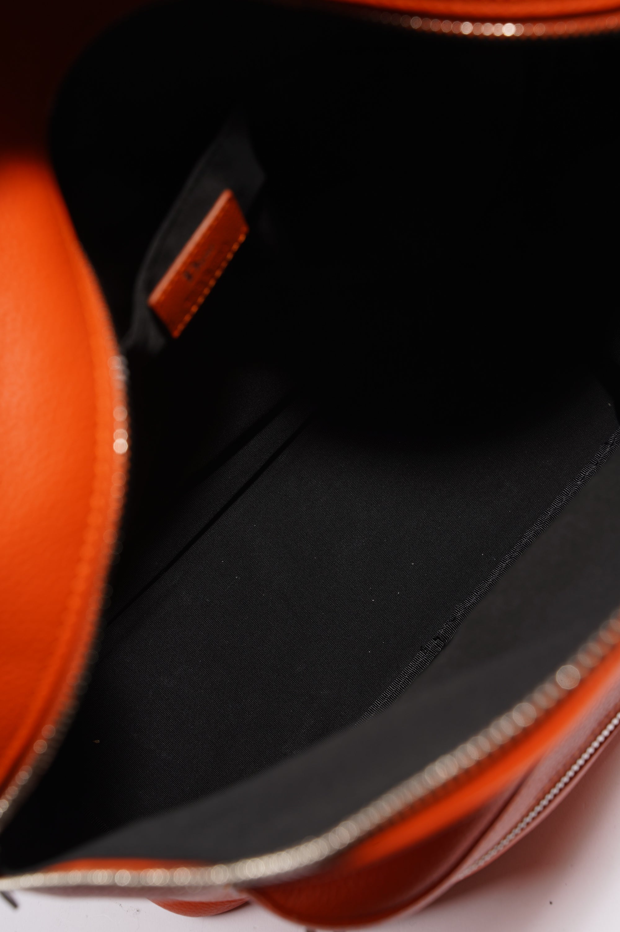 Christian Dior Atelier Backpack Orange Leather