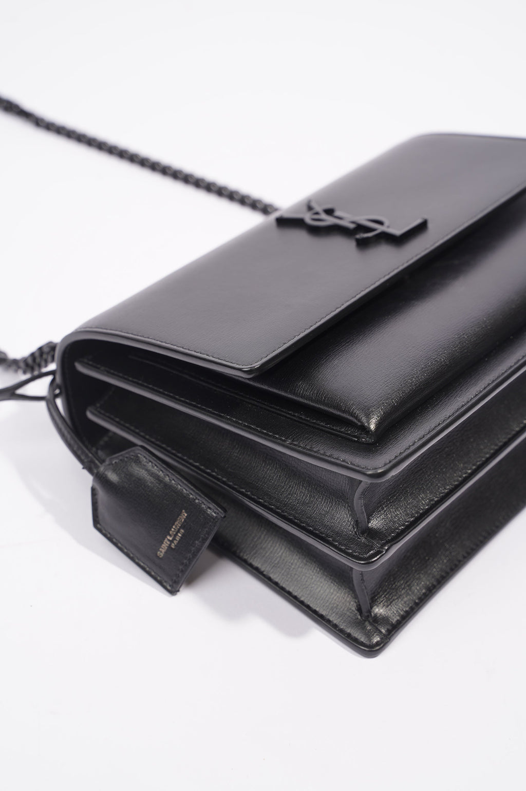 Saint Laurent Womens Sunset Bag Black Medium