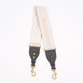 Christian Dior Womens Saddle Strap White / Pink