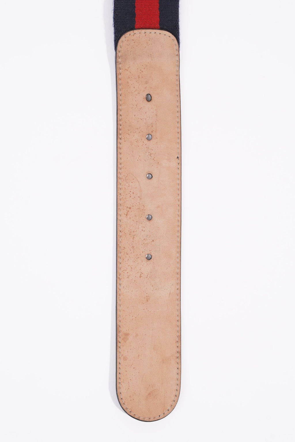 Gucci Mens Interlocking Belt Navy / Red 95cm - 38"