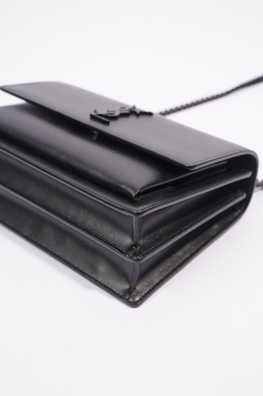 Saint Laurent Womens Sunset Bag Black Medium